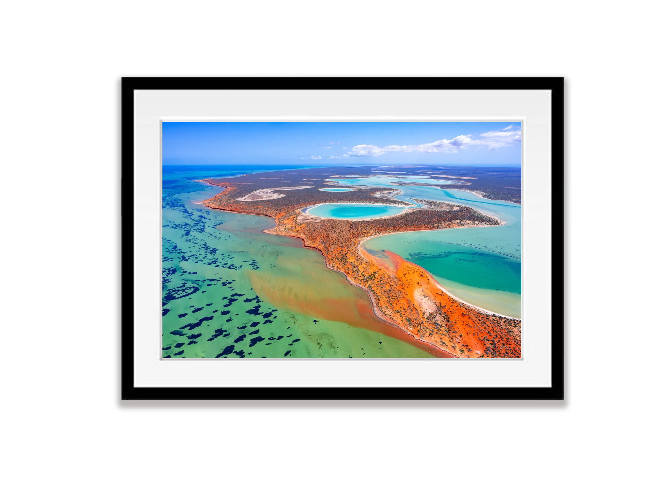 Big Lagoon, Shark Bay, WA Aerial