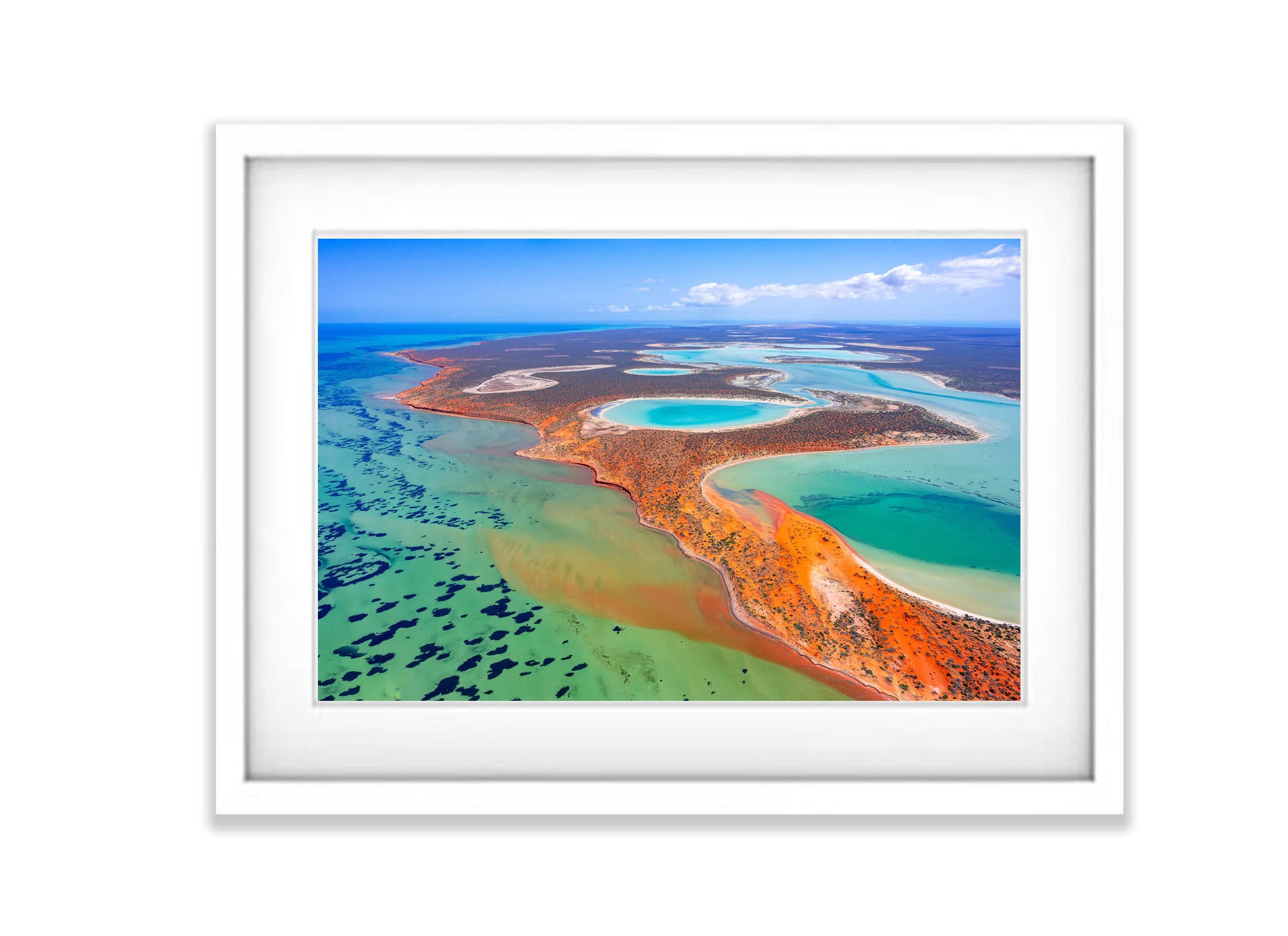 Big Lagoon, Shark Bay, WA Aerial