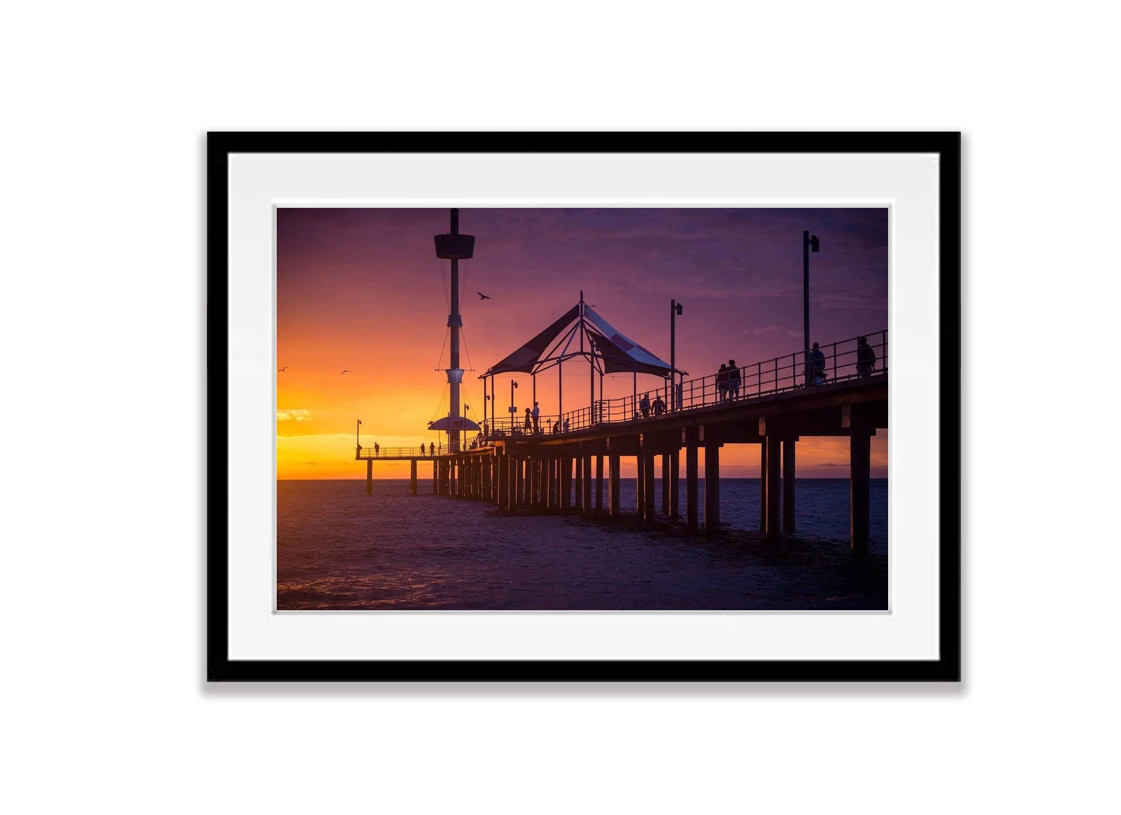 Brighton Jetty Sunset Glow, Adelaide, South Australia