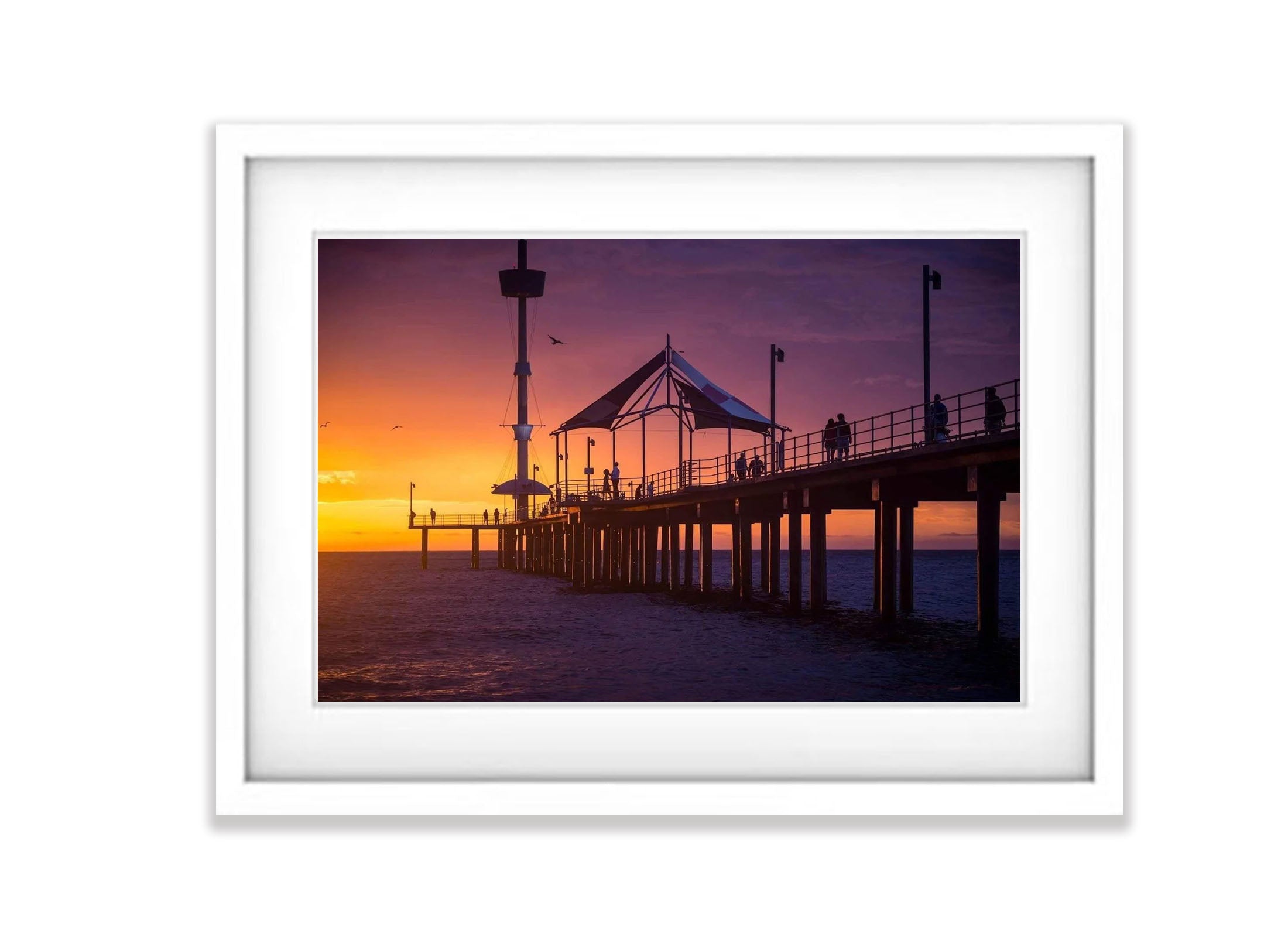 Brighton Jetty Sunset Glow, Adelaide, South Australia