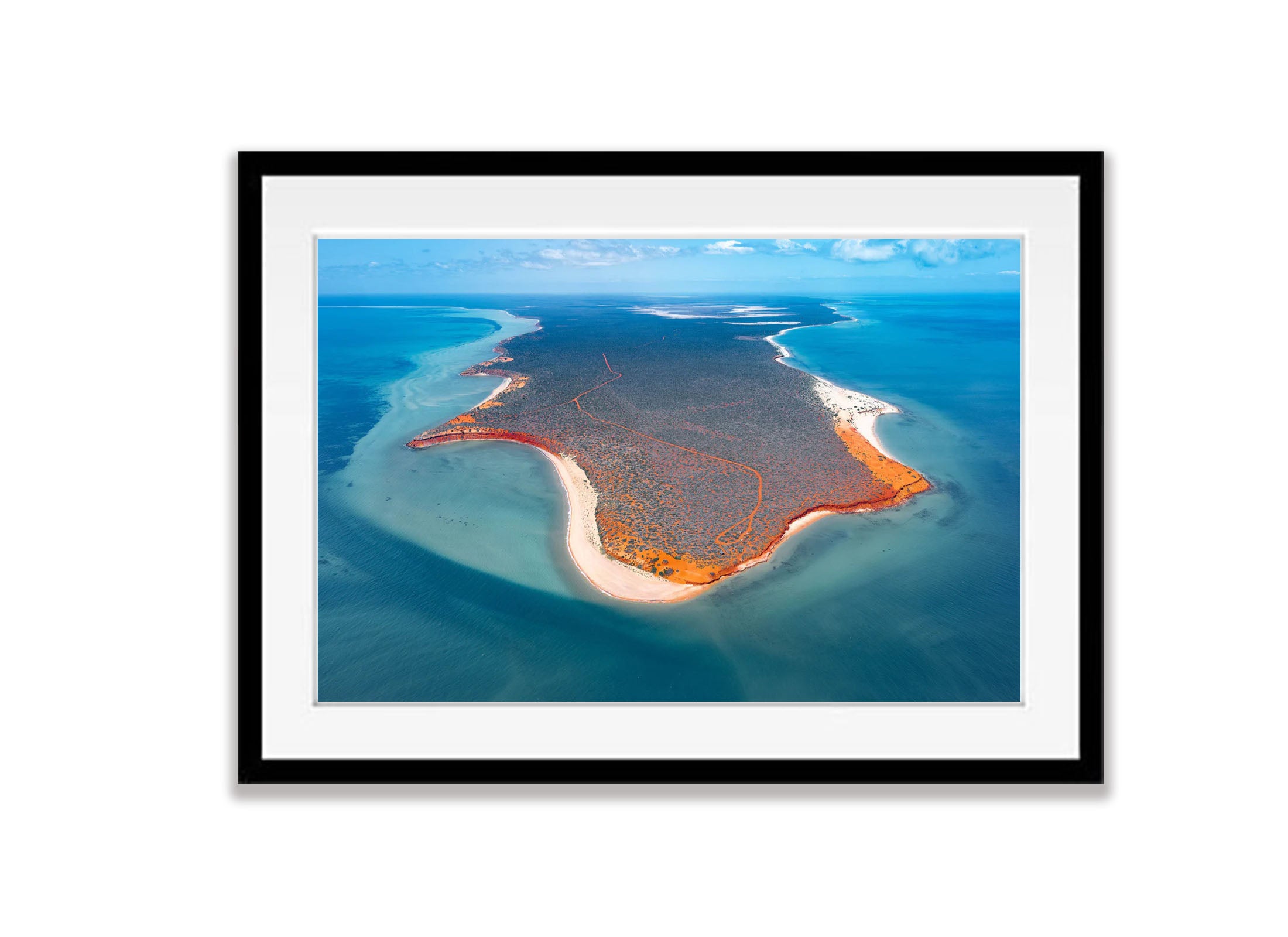 Cape Peron from above, Shark Bay, WA Aerial