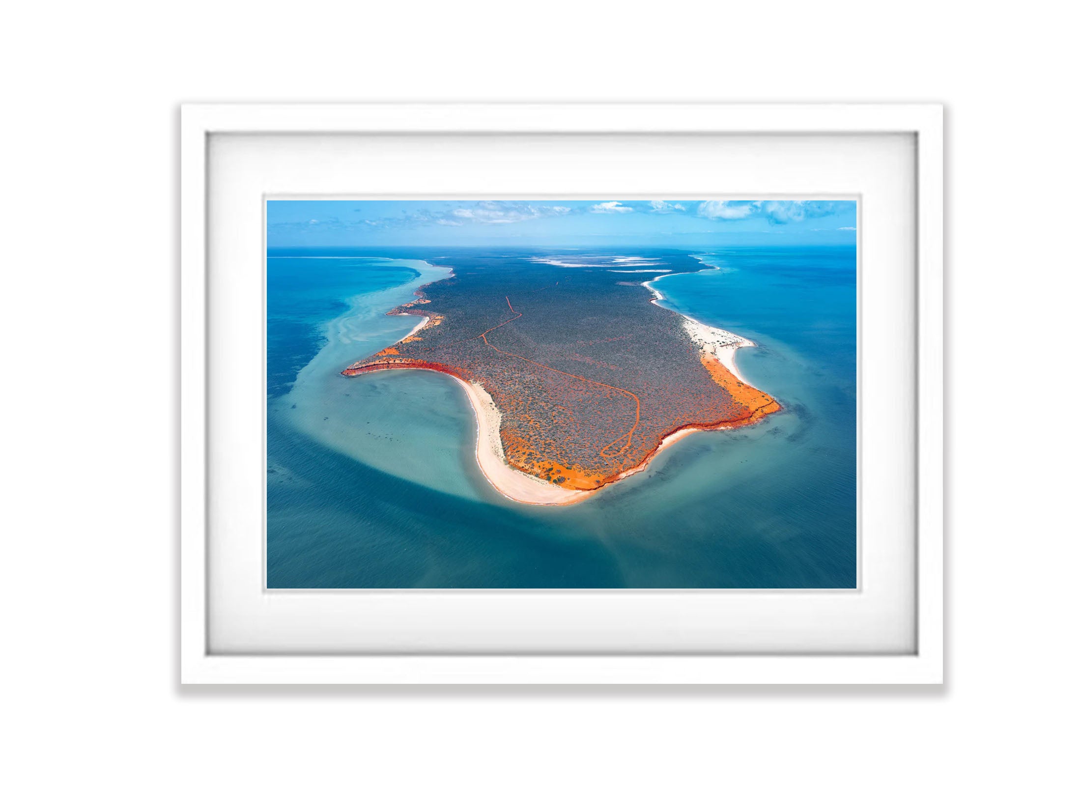 Cape Peron from above, Shark Bay, WA Aerial