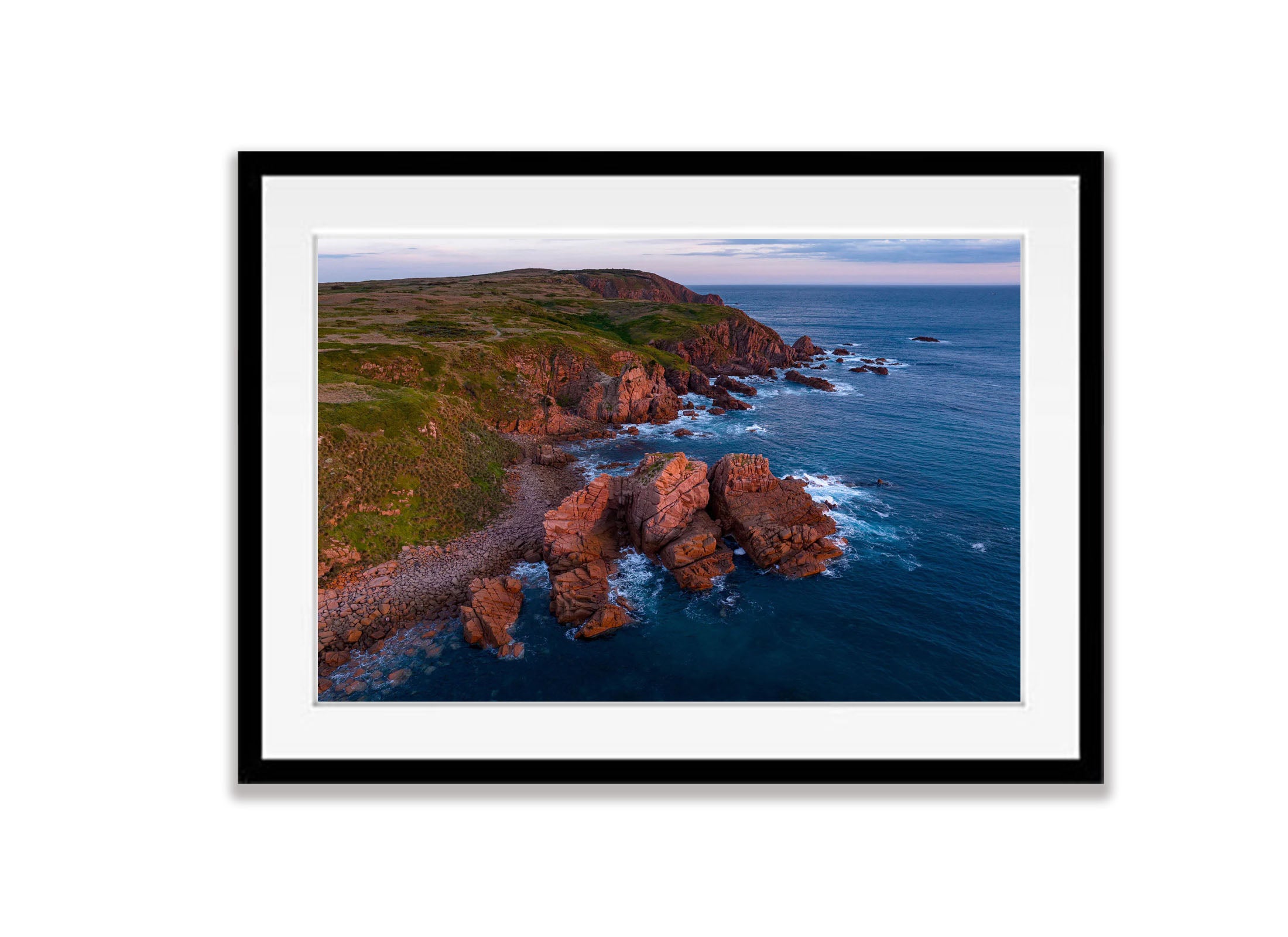 Cape Woolamai at sunset from above No.2