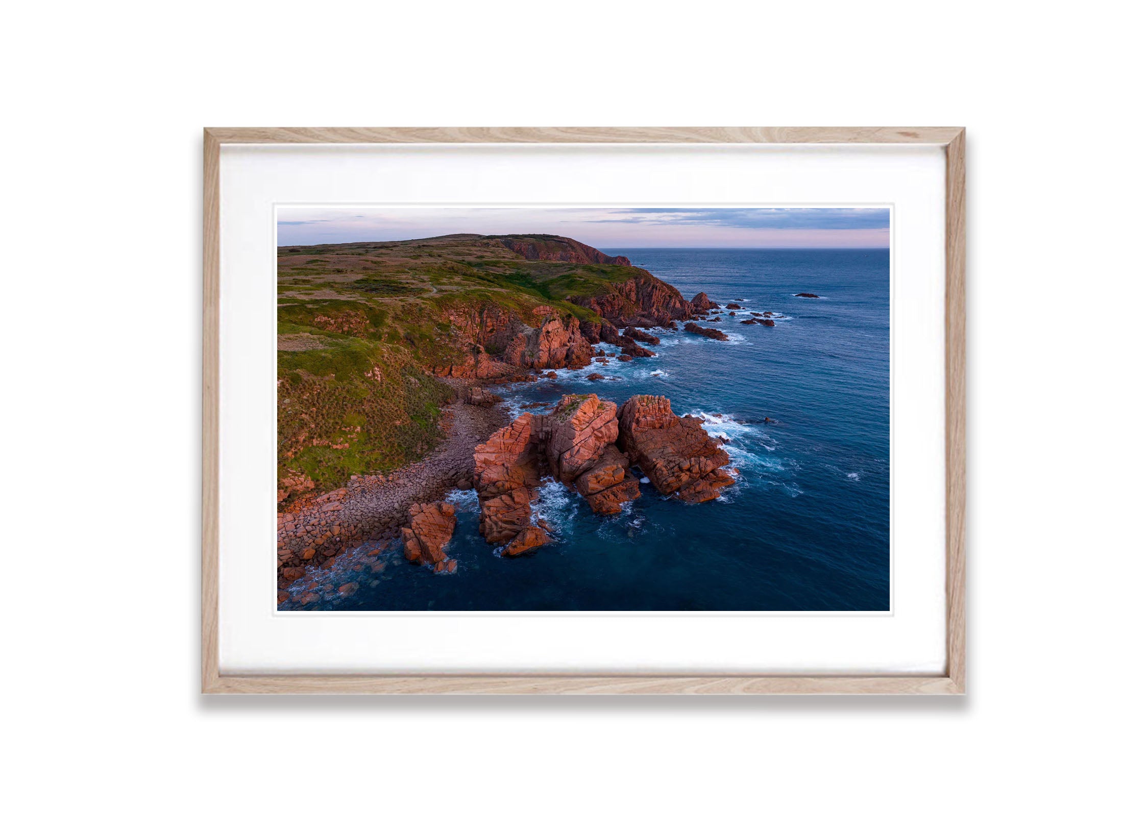 Cape Woolamai at sunset from above No.2