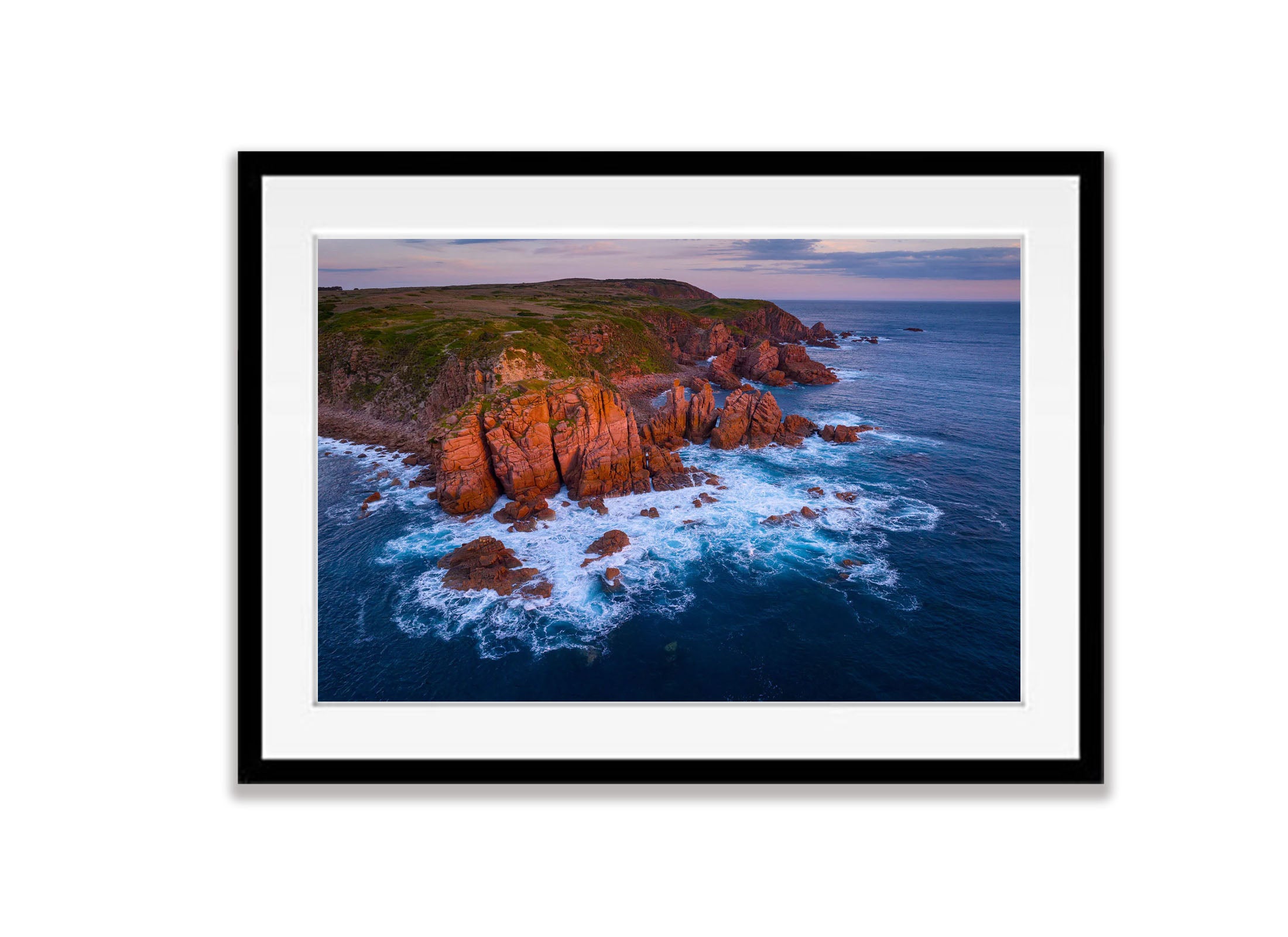 Cape Woolamai at sunset from above No.3