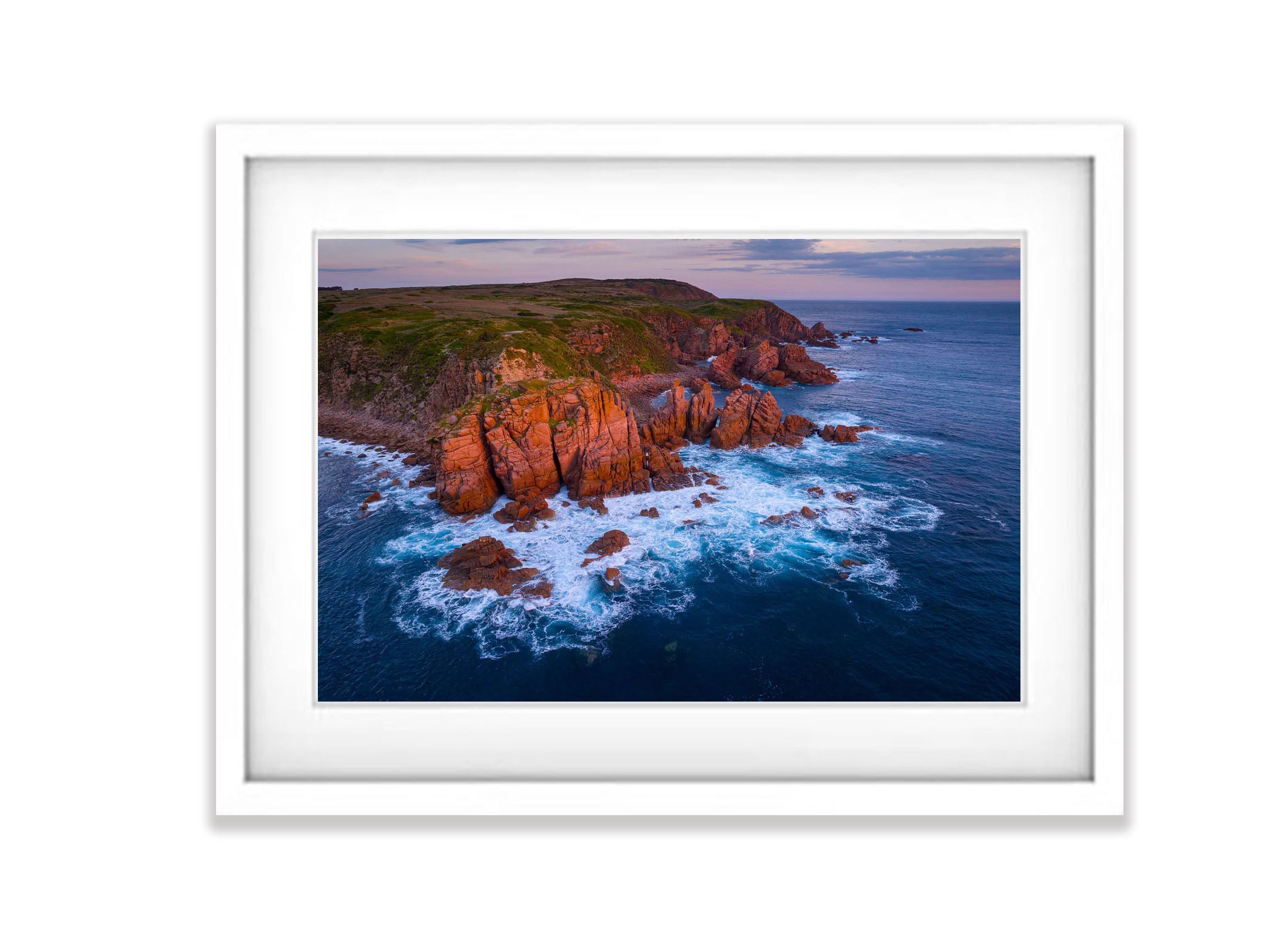 Cape Woolamai at sunset from above No.3