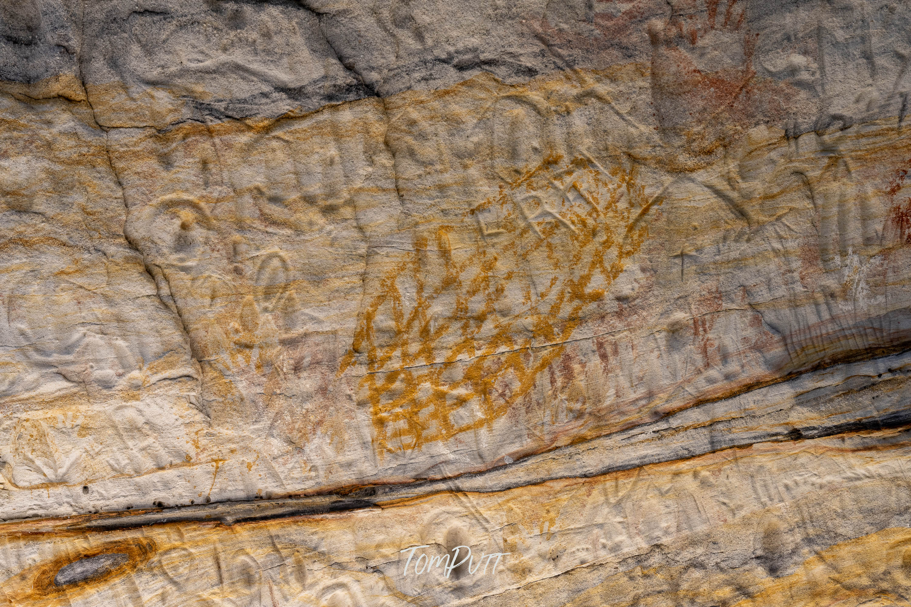 Cathedral Cave Artwork, Carnarvon Gorge