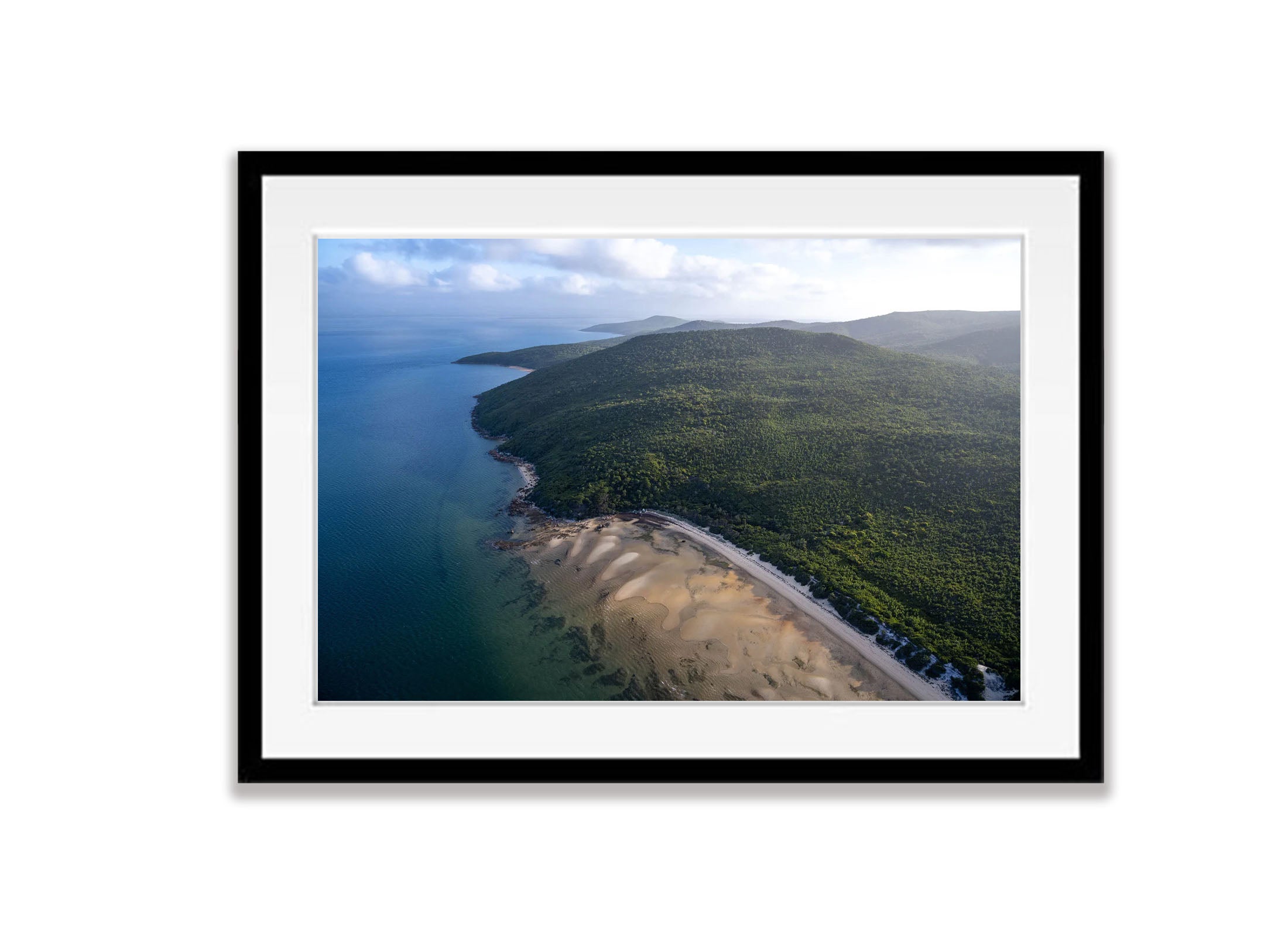 Chinamans Long Beach from above, Wilson's Promontory