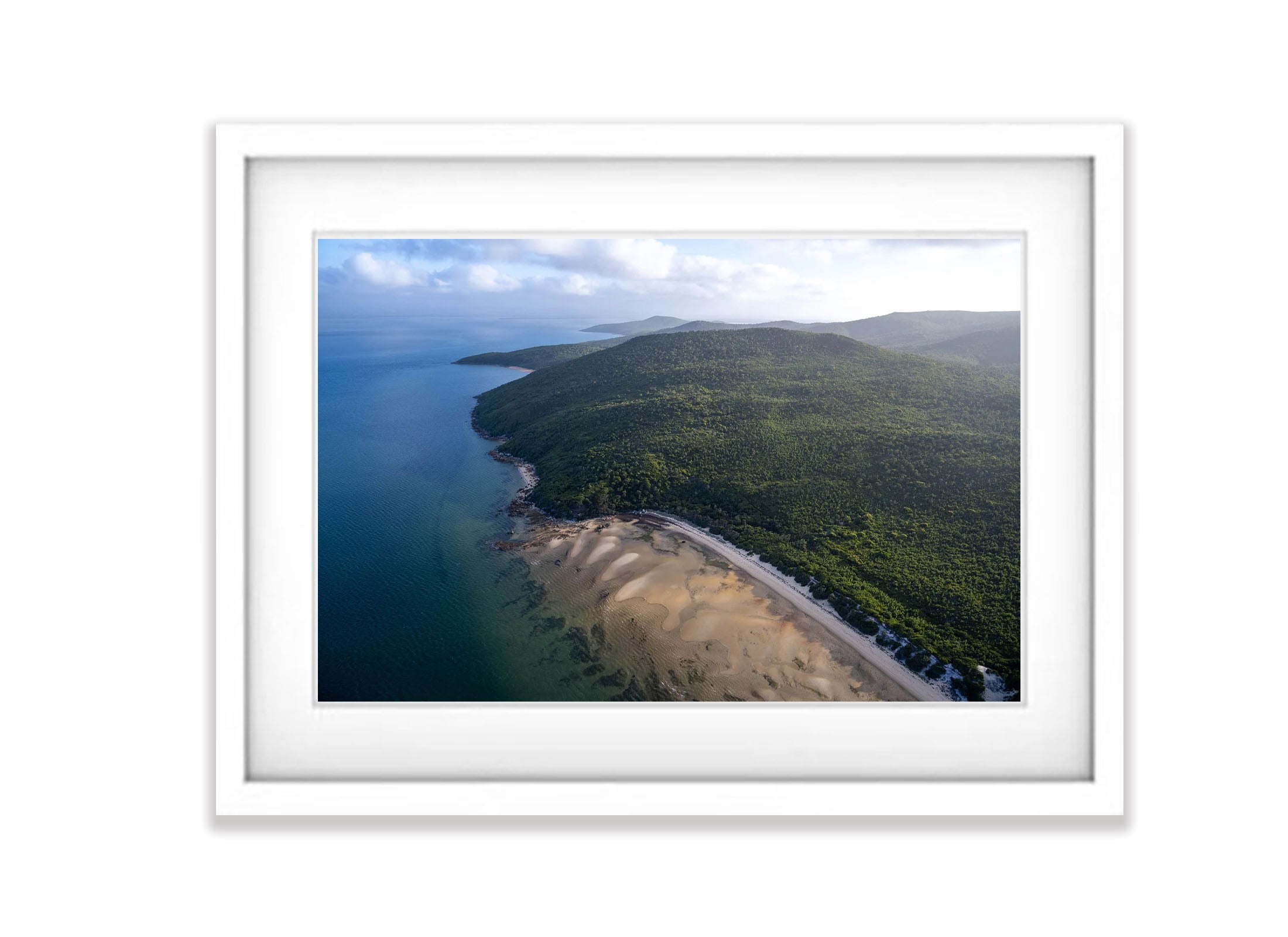 Chinamans Long Beach from above, Wilson's Promontory