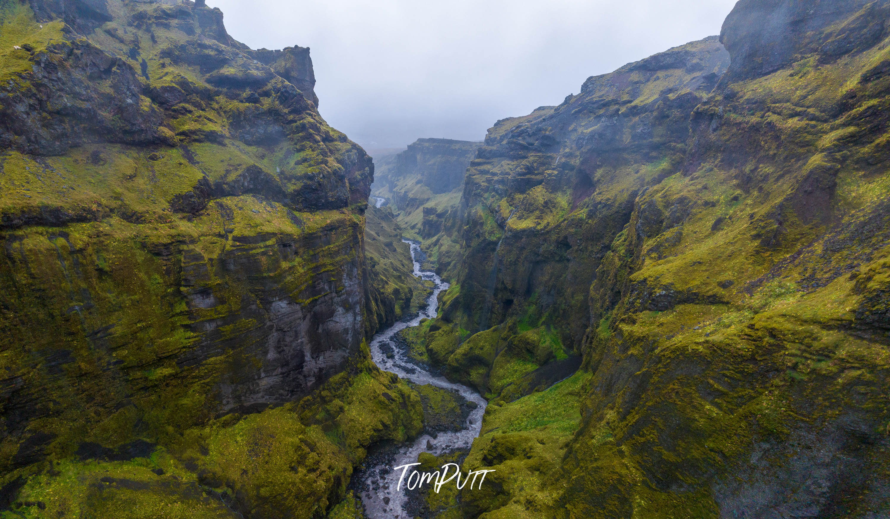 Mulagljufur Canyon Mist, Iceland