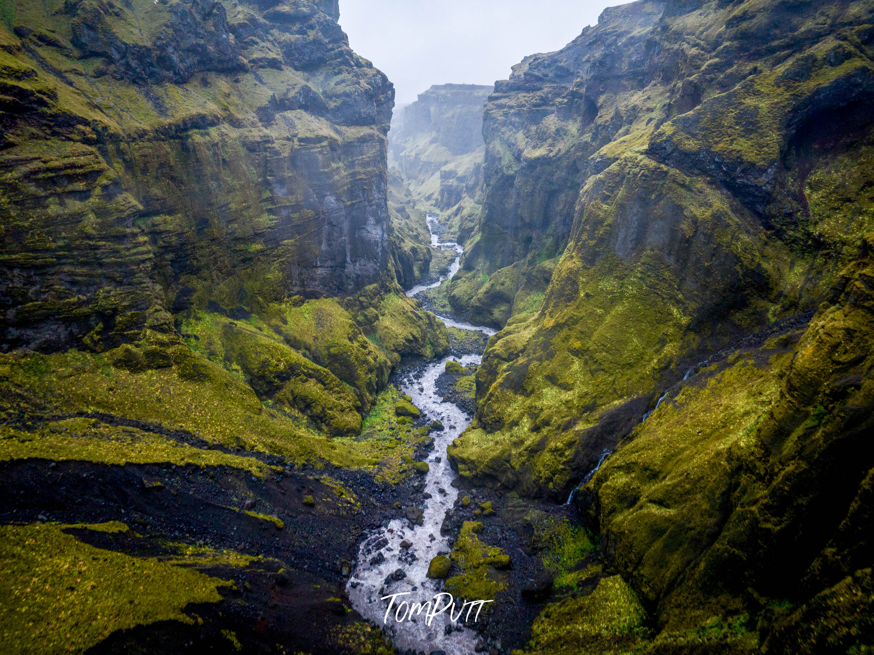 Mulagljufur Canyon Flow, Iceland