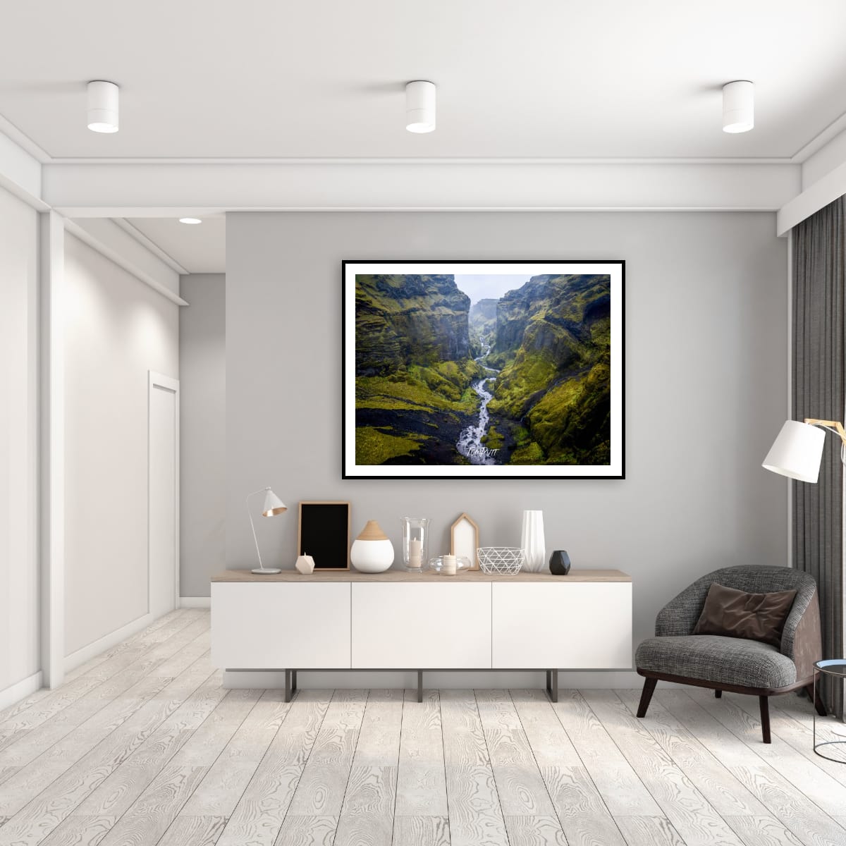 Mulagljufur Canyon Flow, Iceland