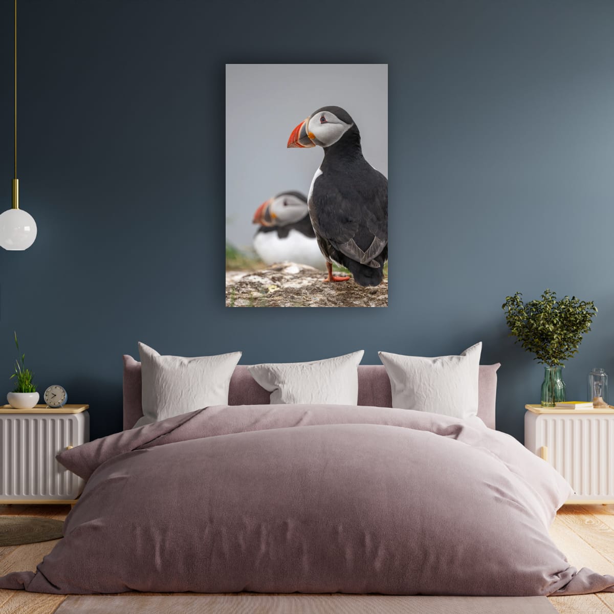 Atlantic Puffin Pair