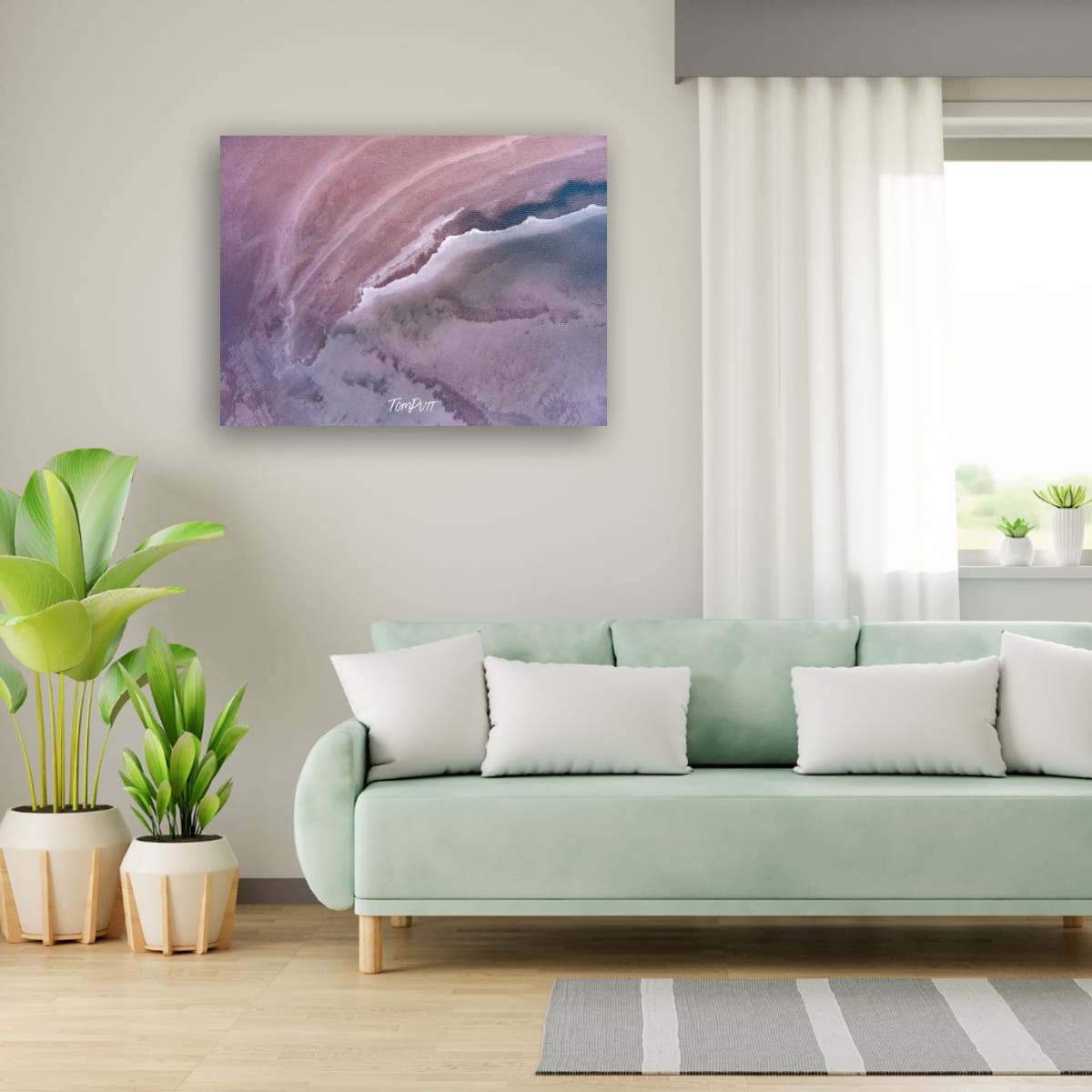 Abstract Aerial: Lake Eyre