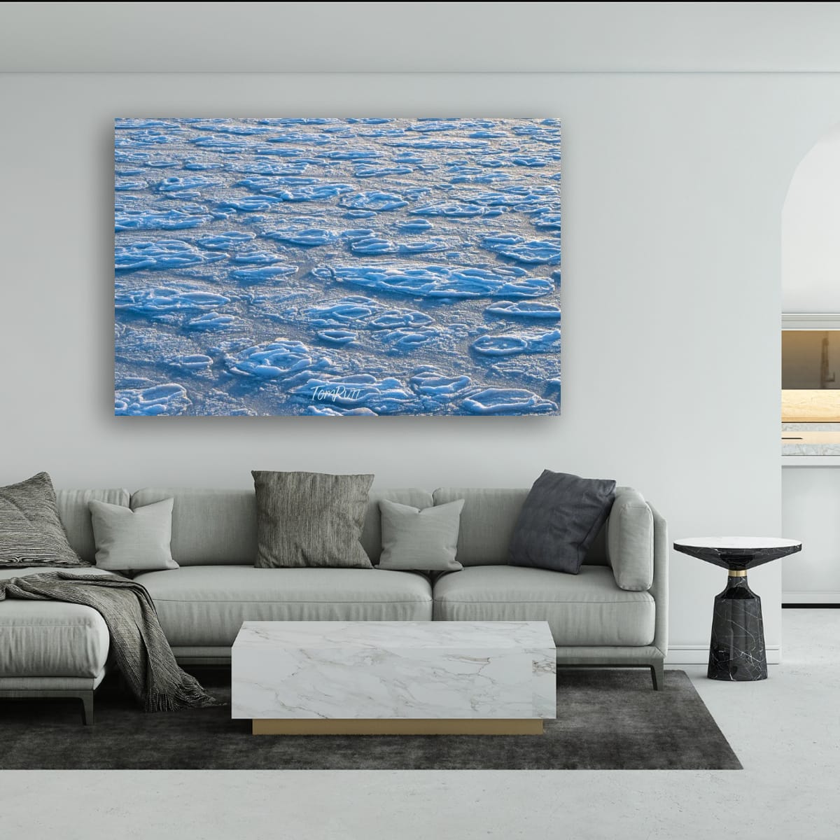Blue Ice Patterns, Svalbard