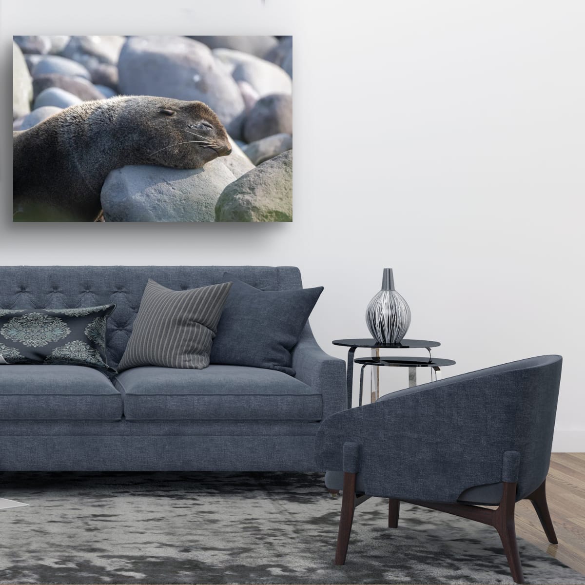 Stone Pillow: Sea Lion