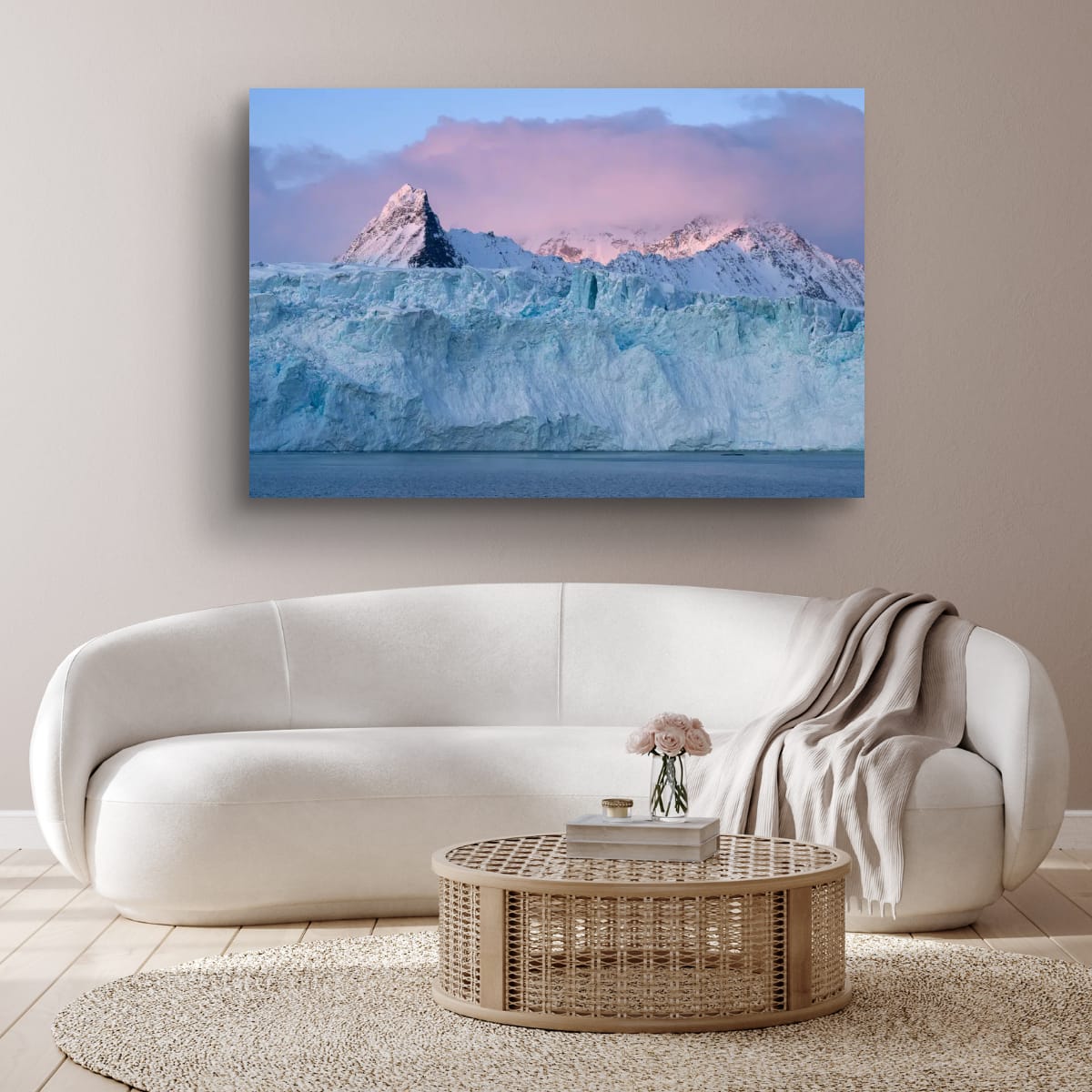 Svalbard Summit Glow