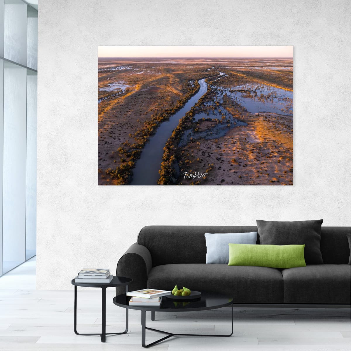 Golden Meander. Simpson Desert
