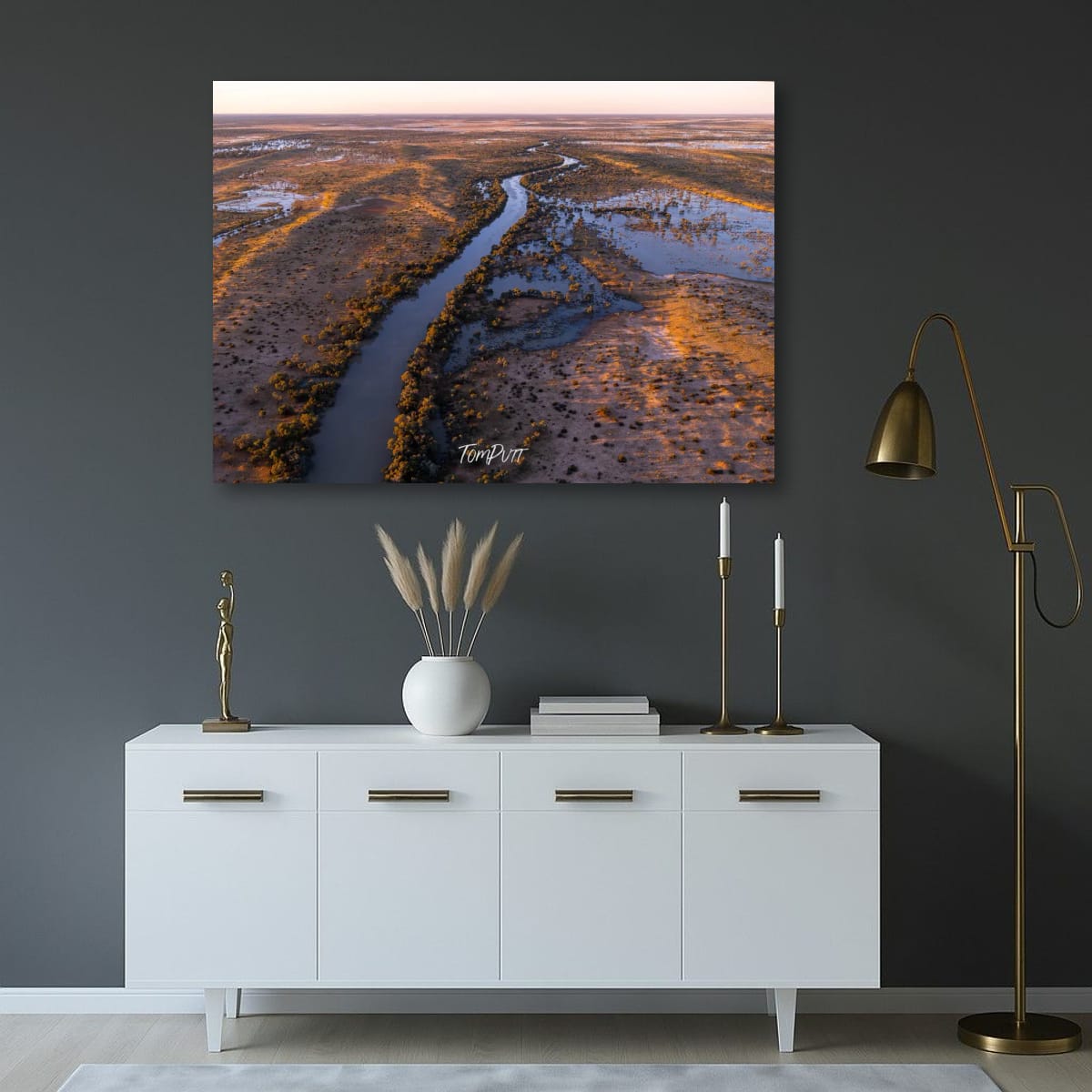 Golden Meander. Simpson Desert