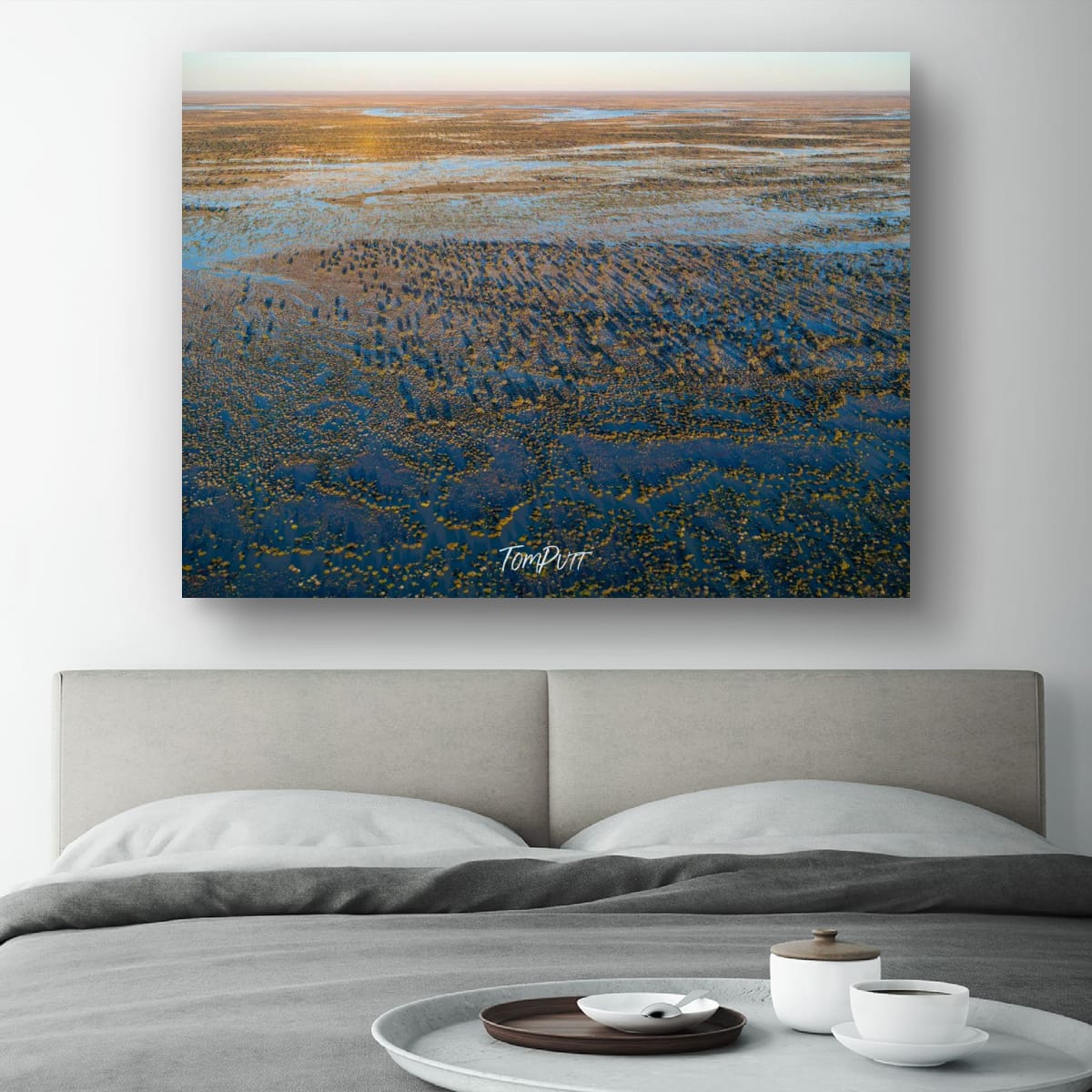Desert Tides at Dawn. Simpson Desert