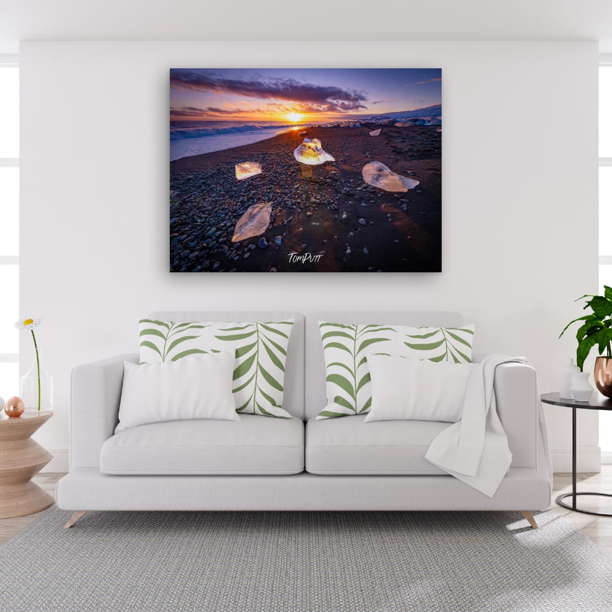 Glacial Sunset, Iceland