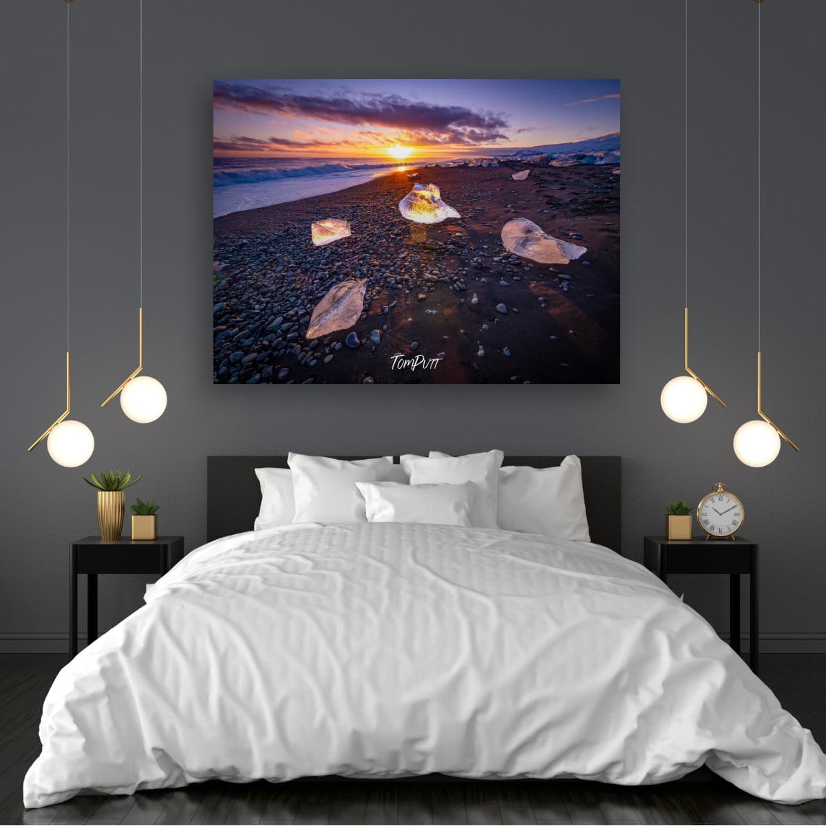 Glacial Sunset, Iceland