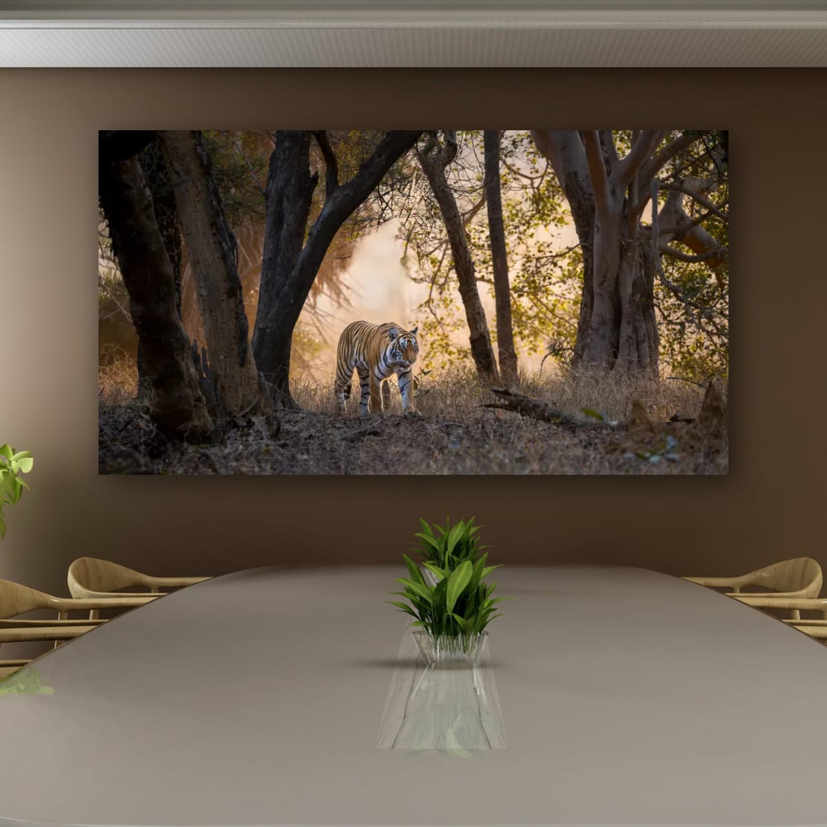 Tiger in the Mist, India