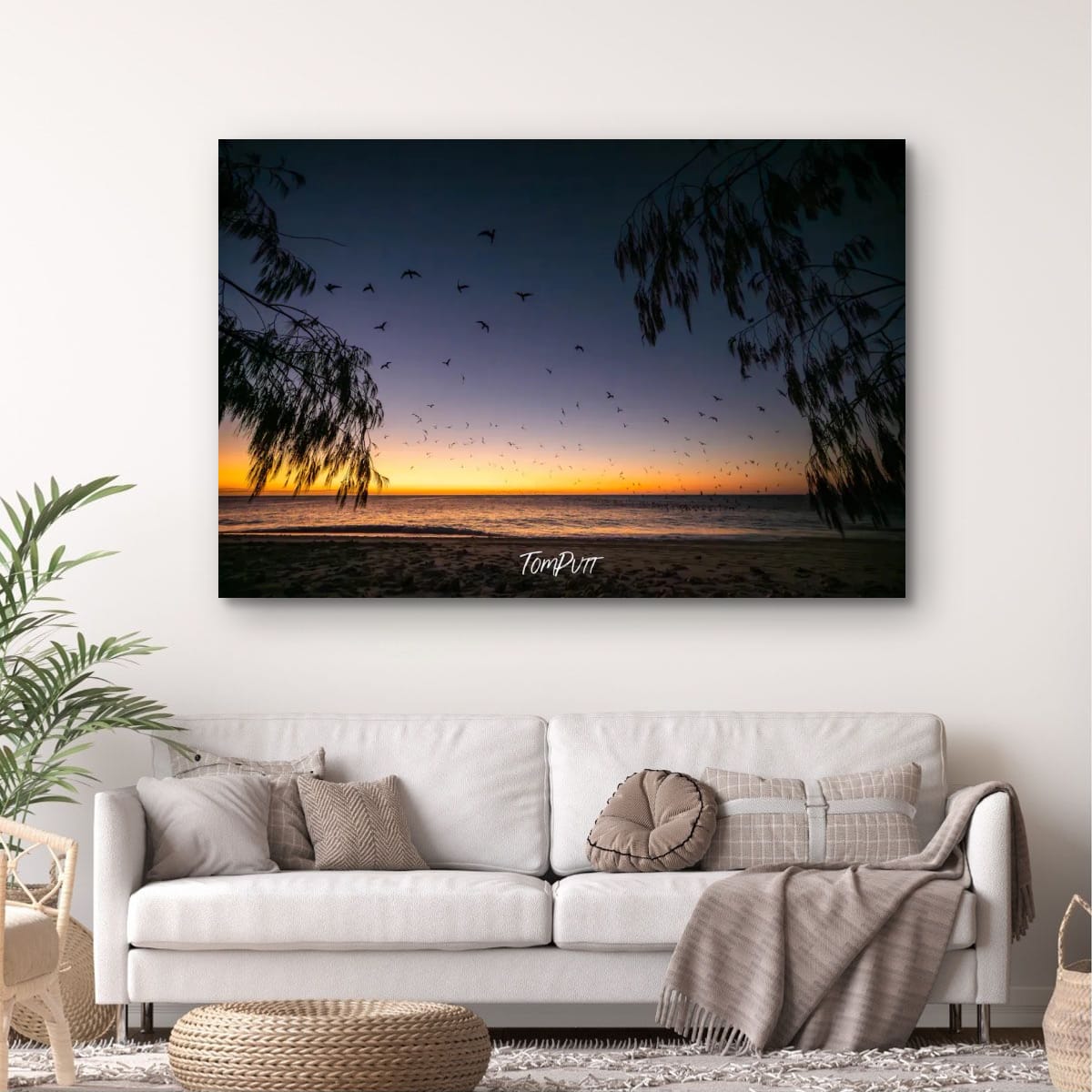 Island Sunset Flight