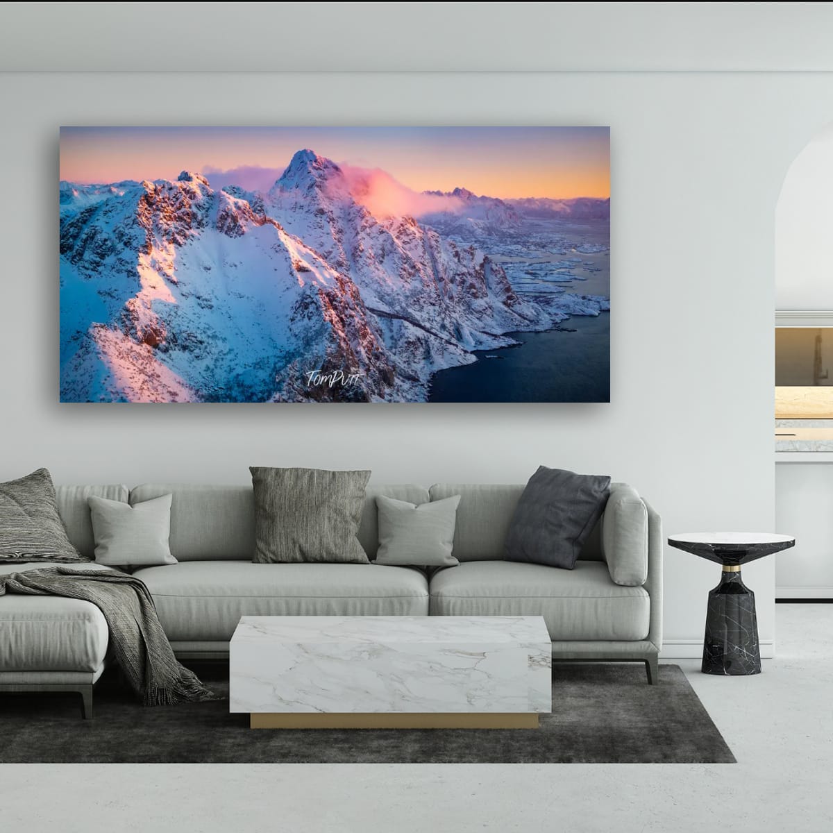 Sunset Peaks, Lofoten