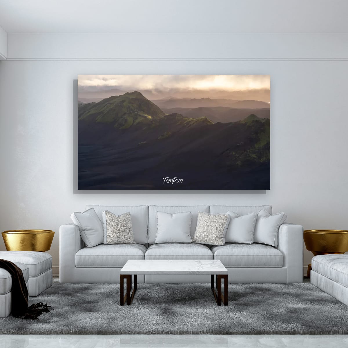 Green Peaks, Dark Valleys, Iceland