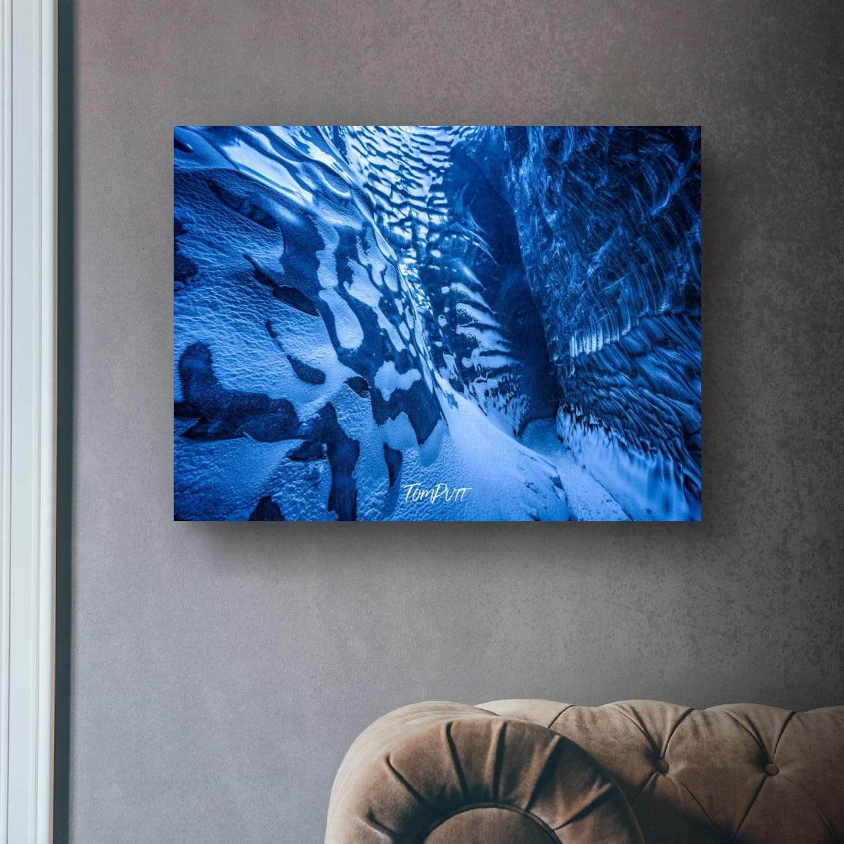 Frozen Blue Landscape, Iceland