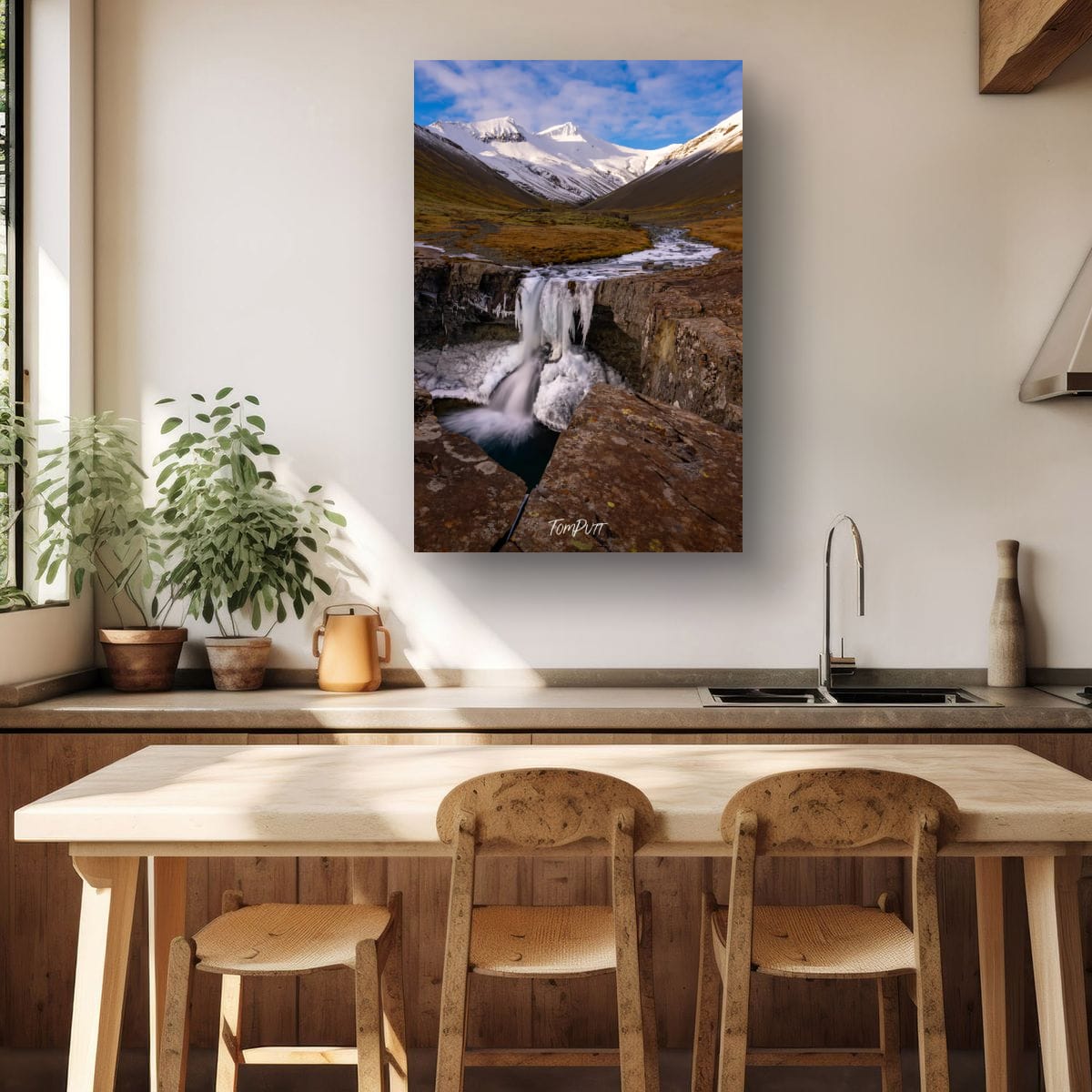 Frozen Cascade, Iceland