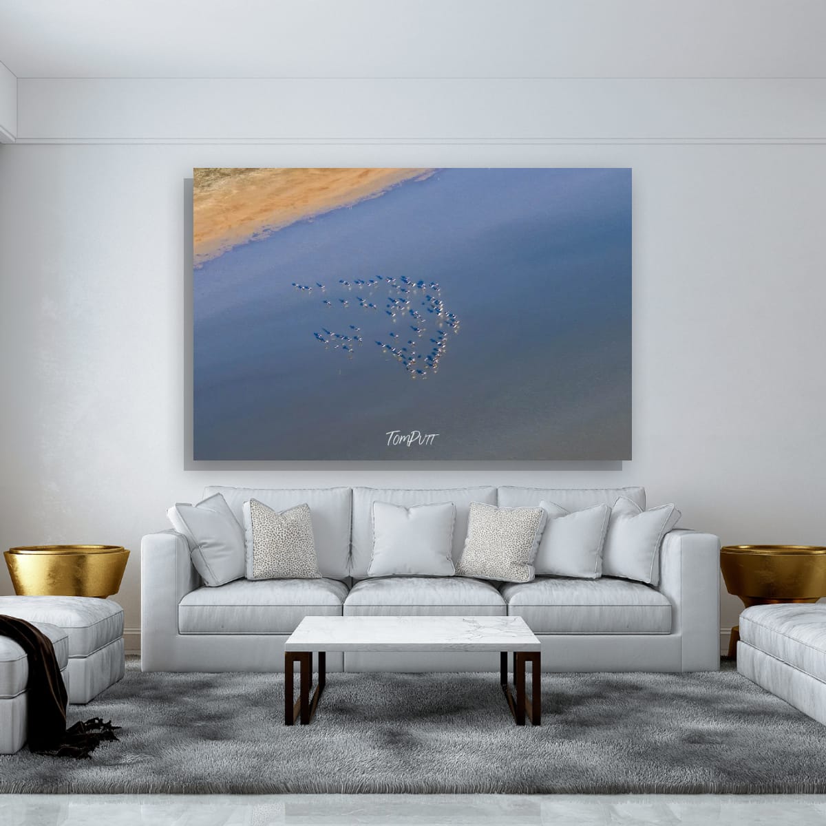 Pelicans in Flight, Lake Eyre, SA