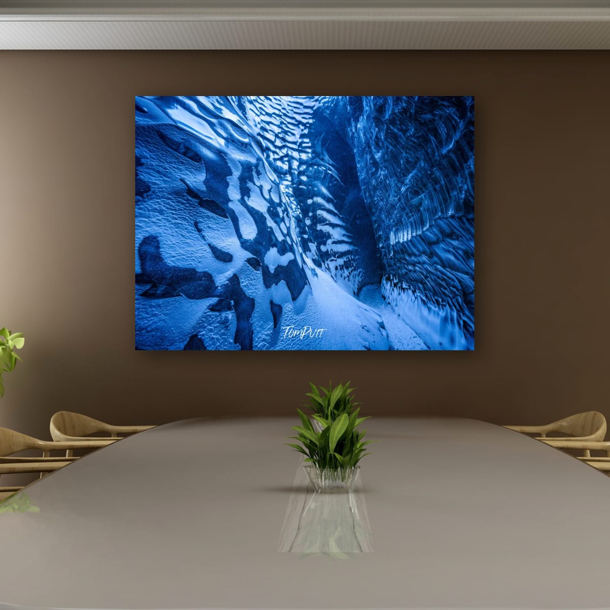 Frozen Blue Landscape, Iceland