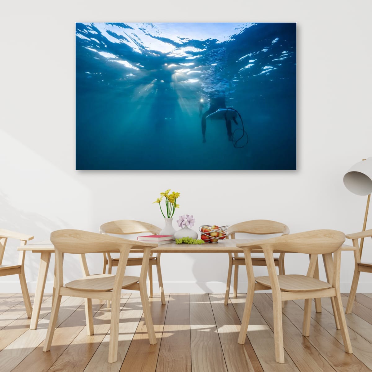 ARTWORK INSTOCK - Chillin', Mornington Peninsula 150x100cms Canvas White Frame