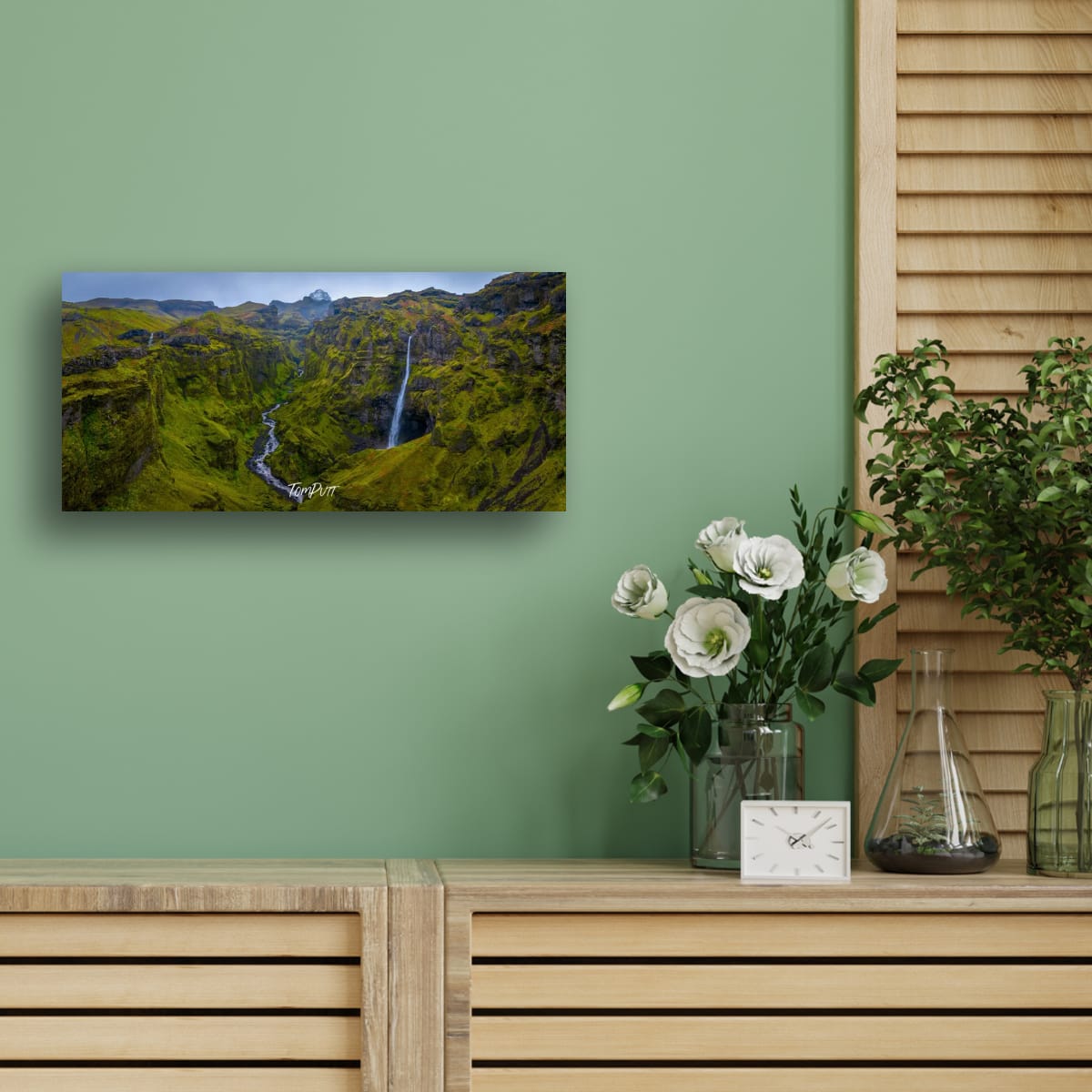 Mulagljufur Canyon Panorama, Iceland