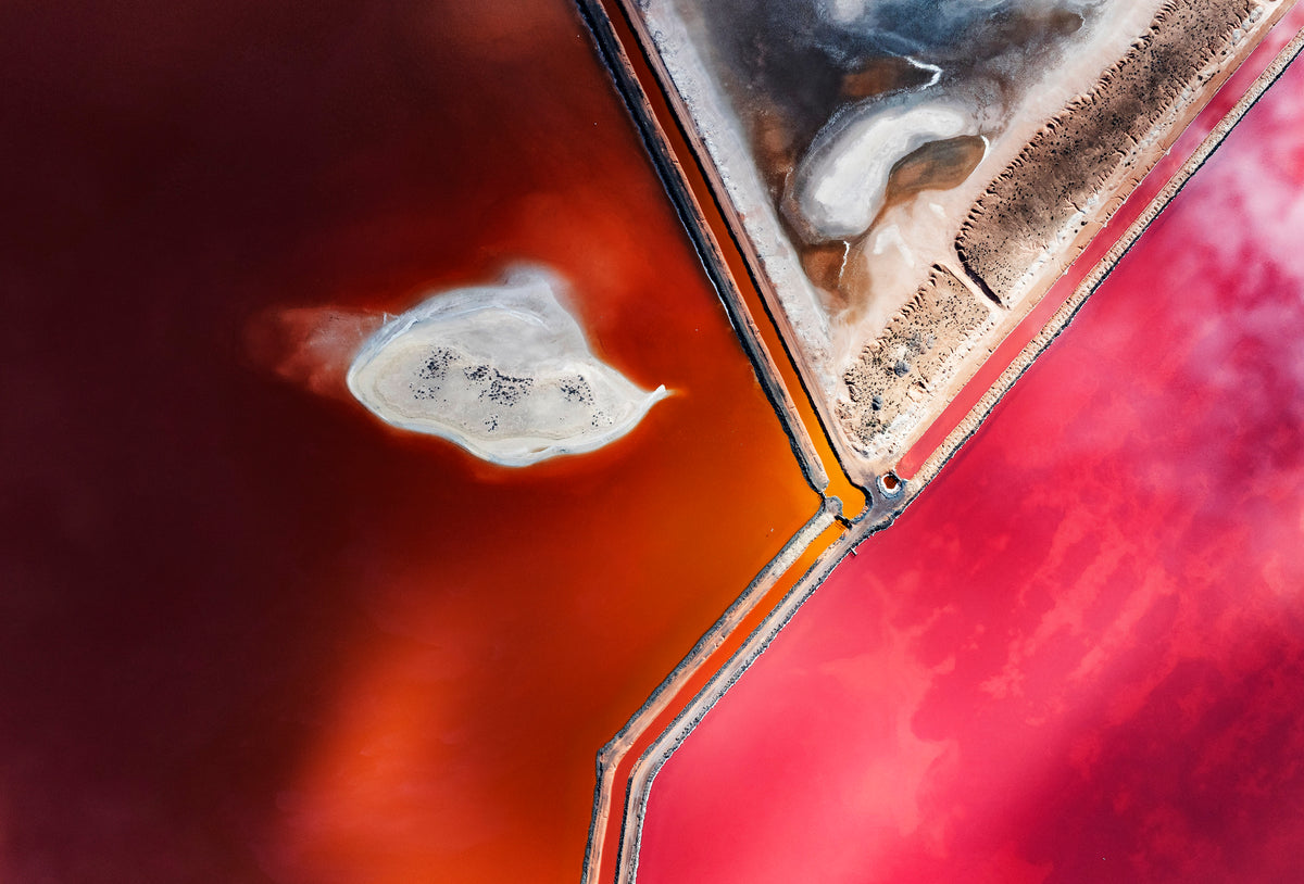 Saltpan Dreams in Orange and Rose, South Australia