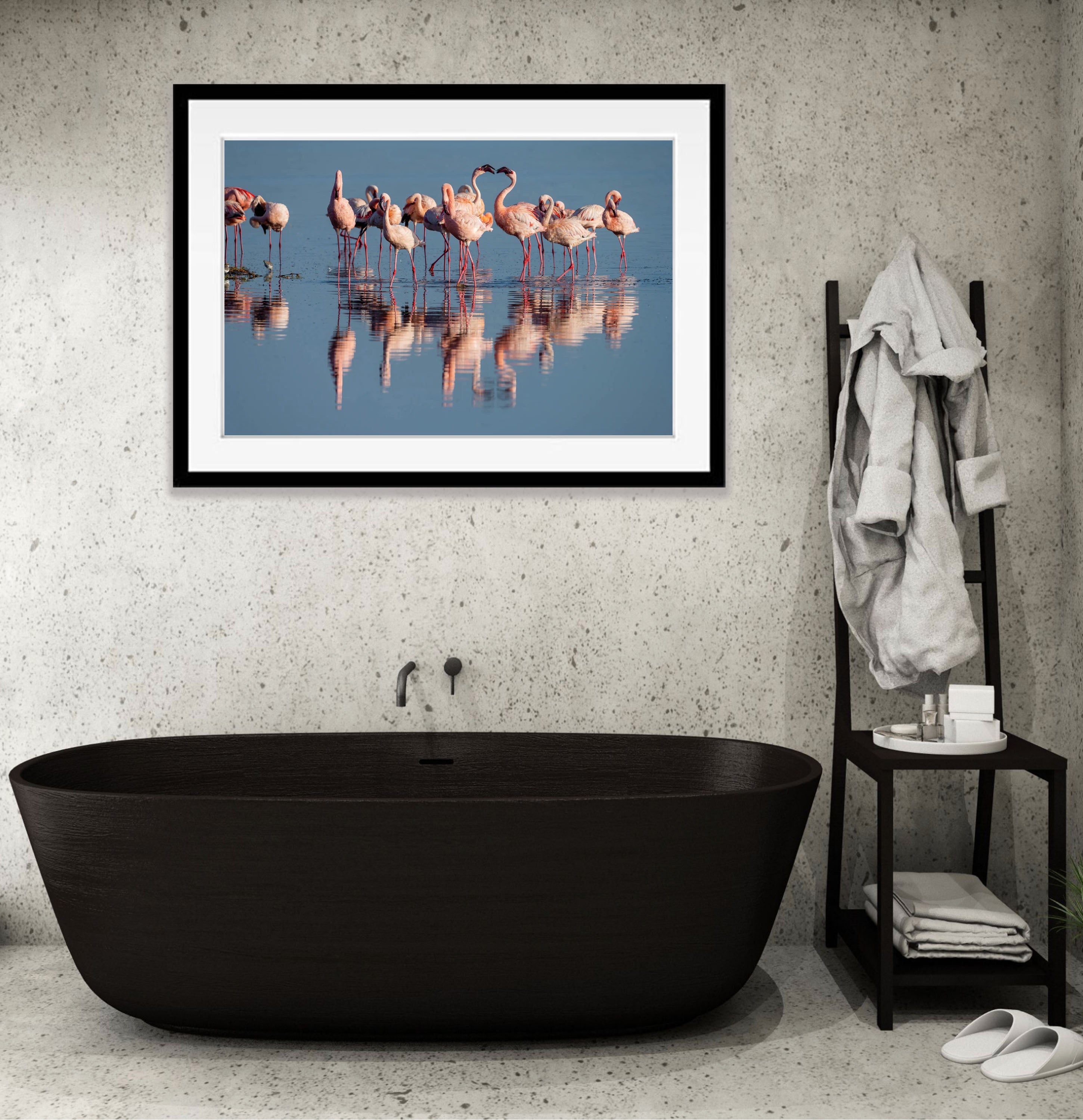Flamingoes Talking, Ndutu Lake, Tanzania