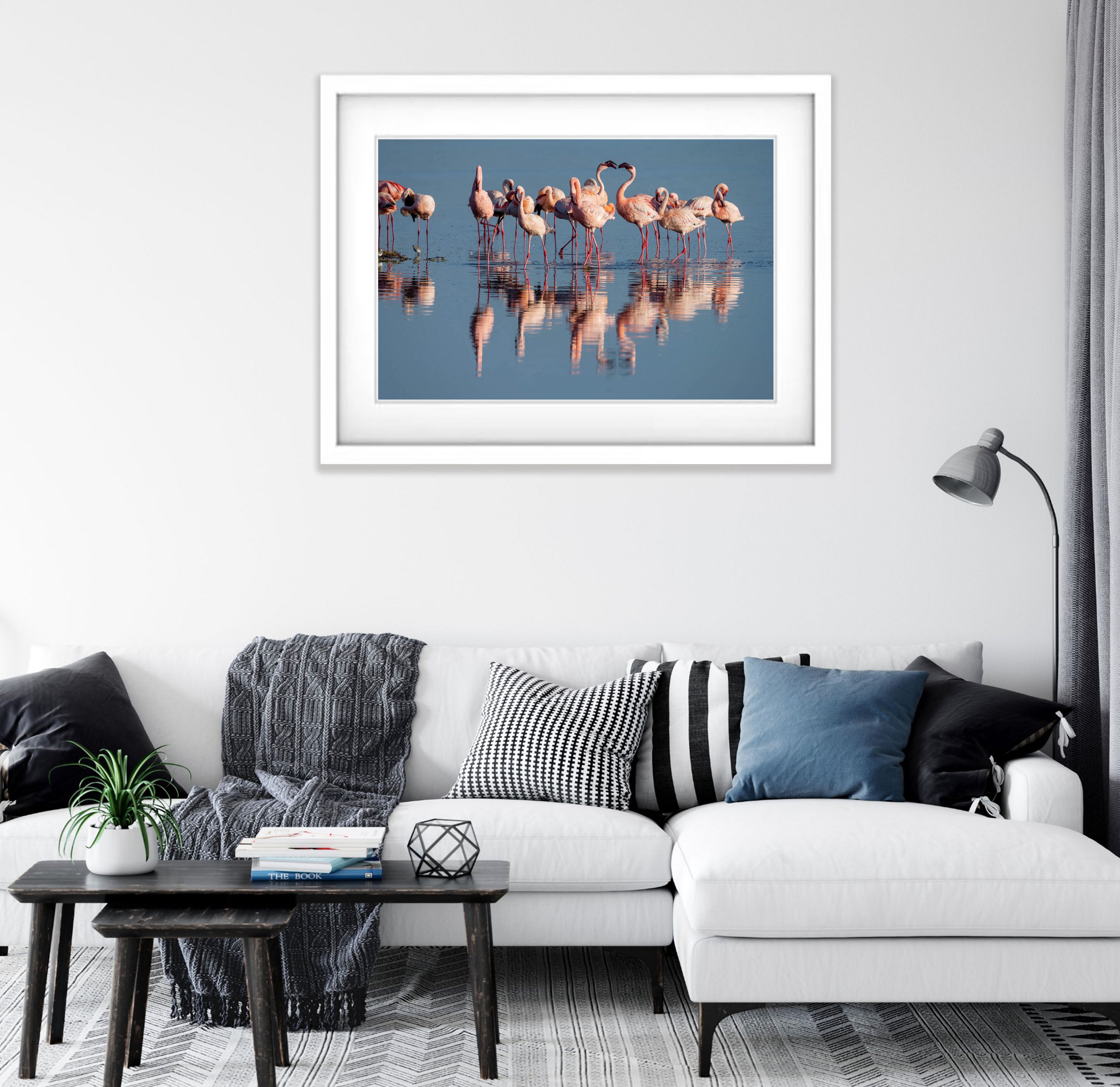 Flamingoes Talking, Ndutu Lake, Tanzania