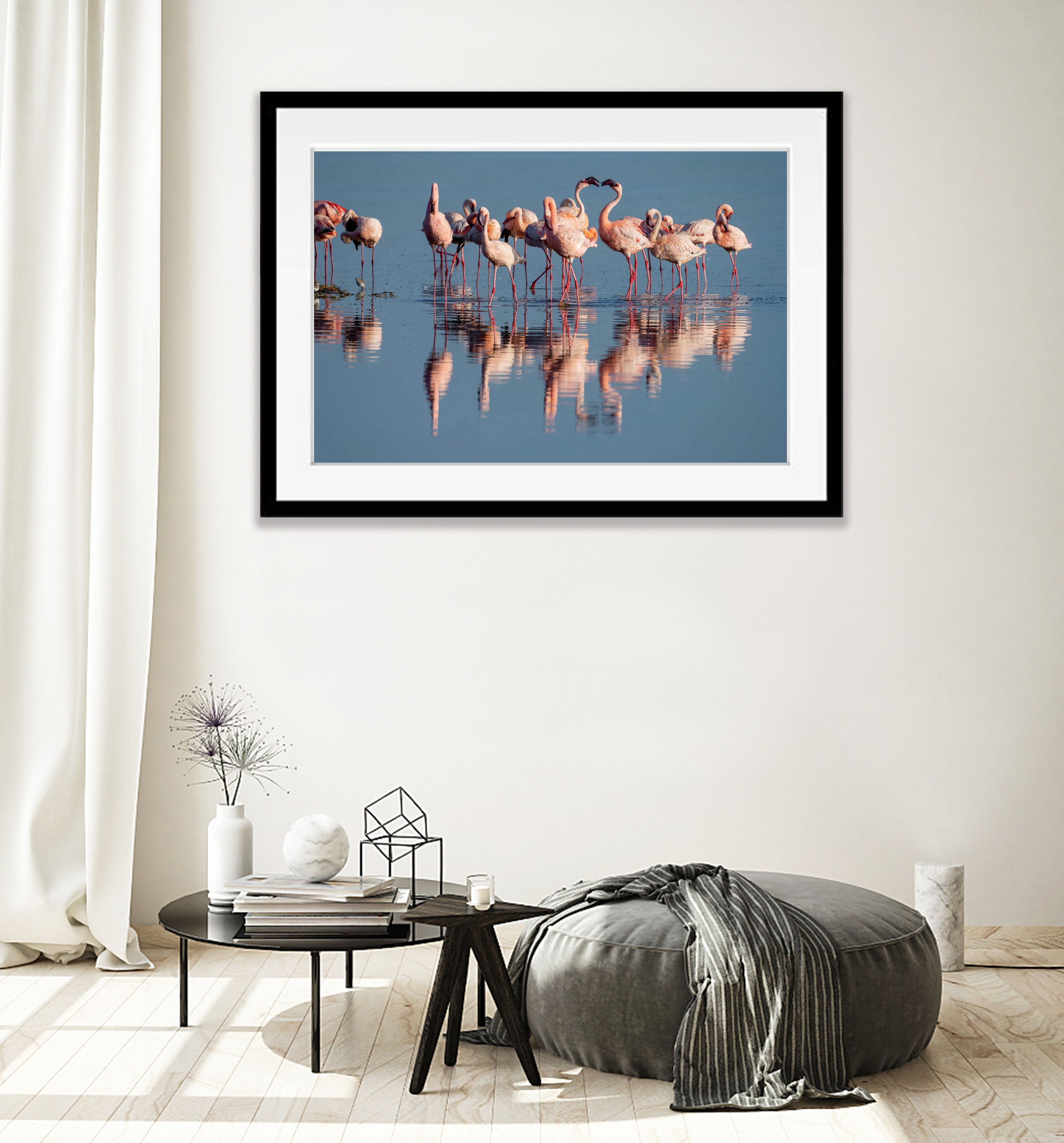 Flamingoes Talking, Ndutu Lake, Tanzania