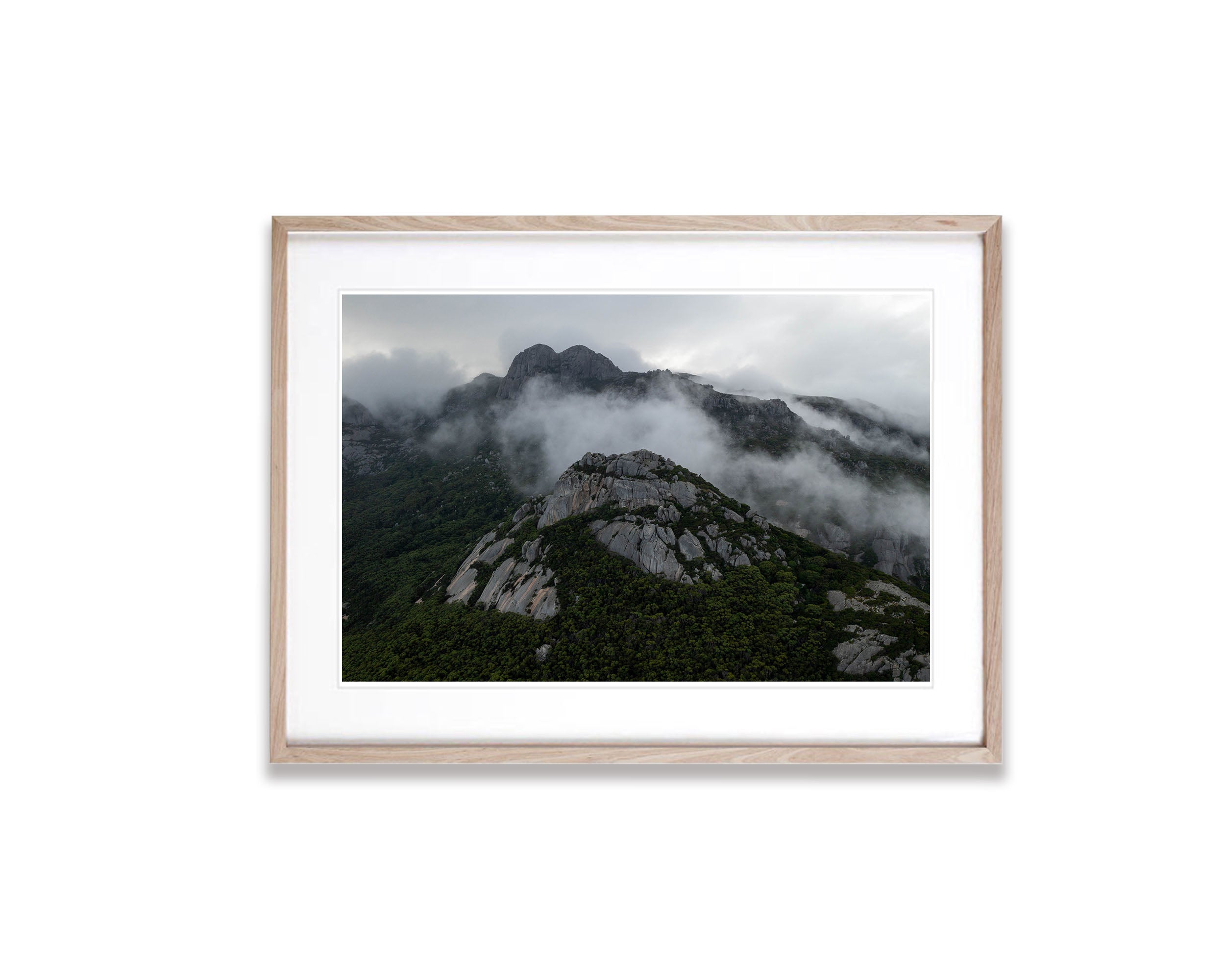 Mist amongst Mt Strzelecki, Flinders Island, Tasmania