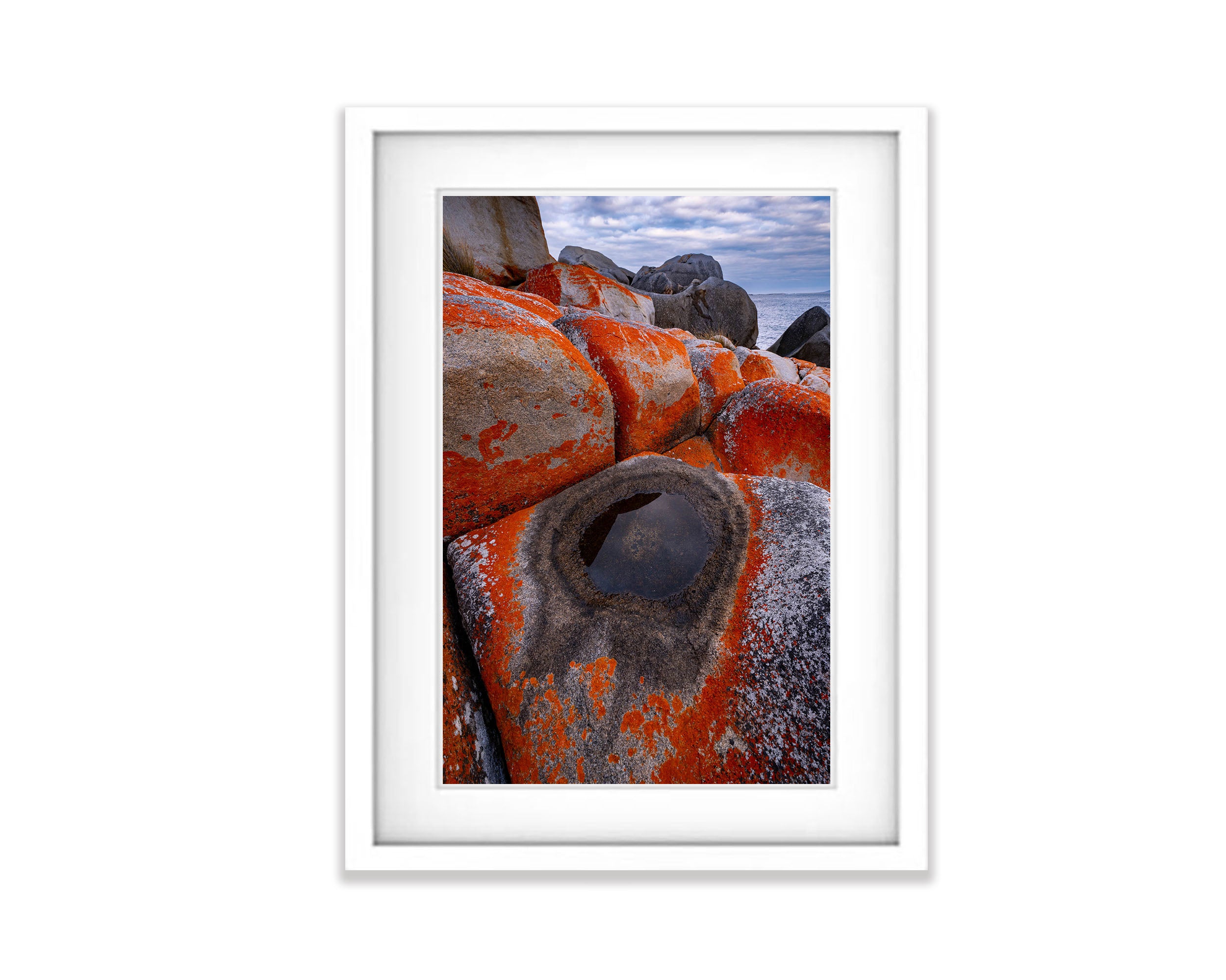 Red Lichen Rocks No.4, Flinders Island, Tasmania