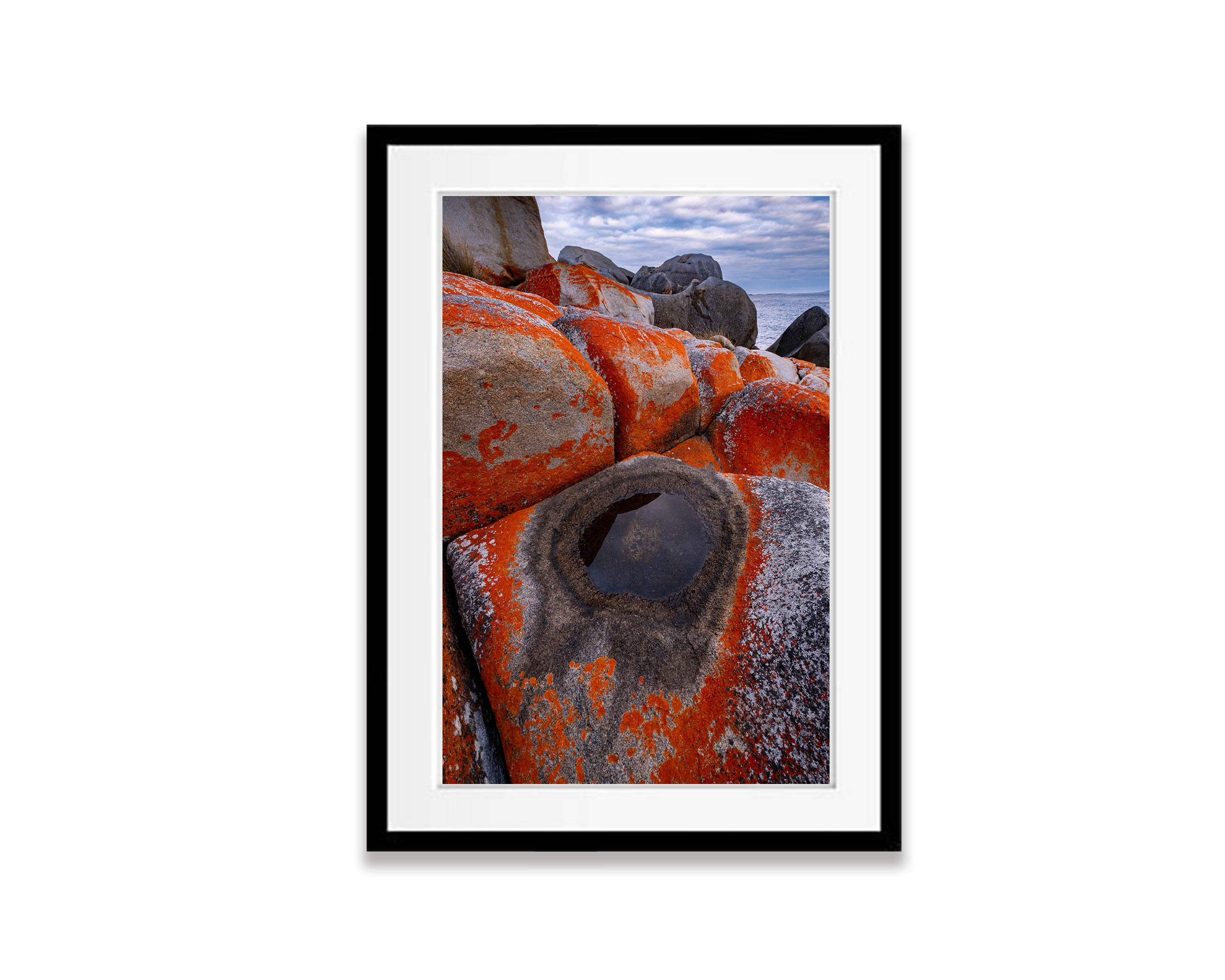 Red Lichen Rocks No.4, Flinders Island, Tasmania