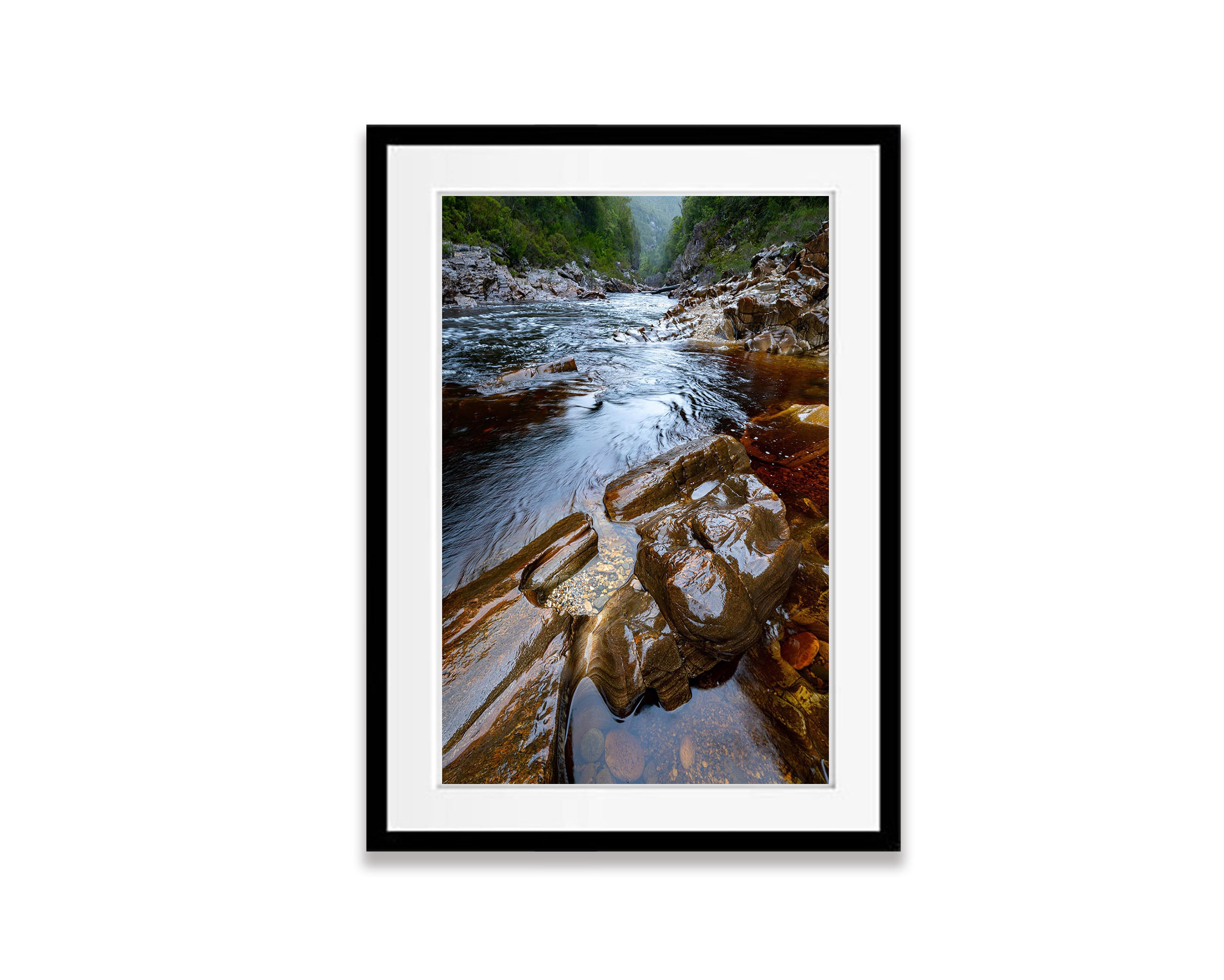 Polished Rocks No.2, The Franklin River, Tasmania