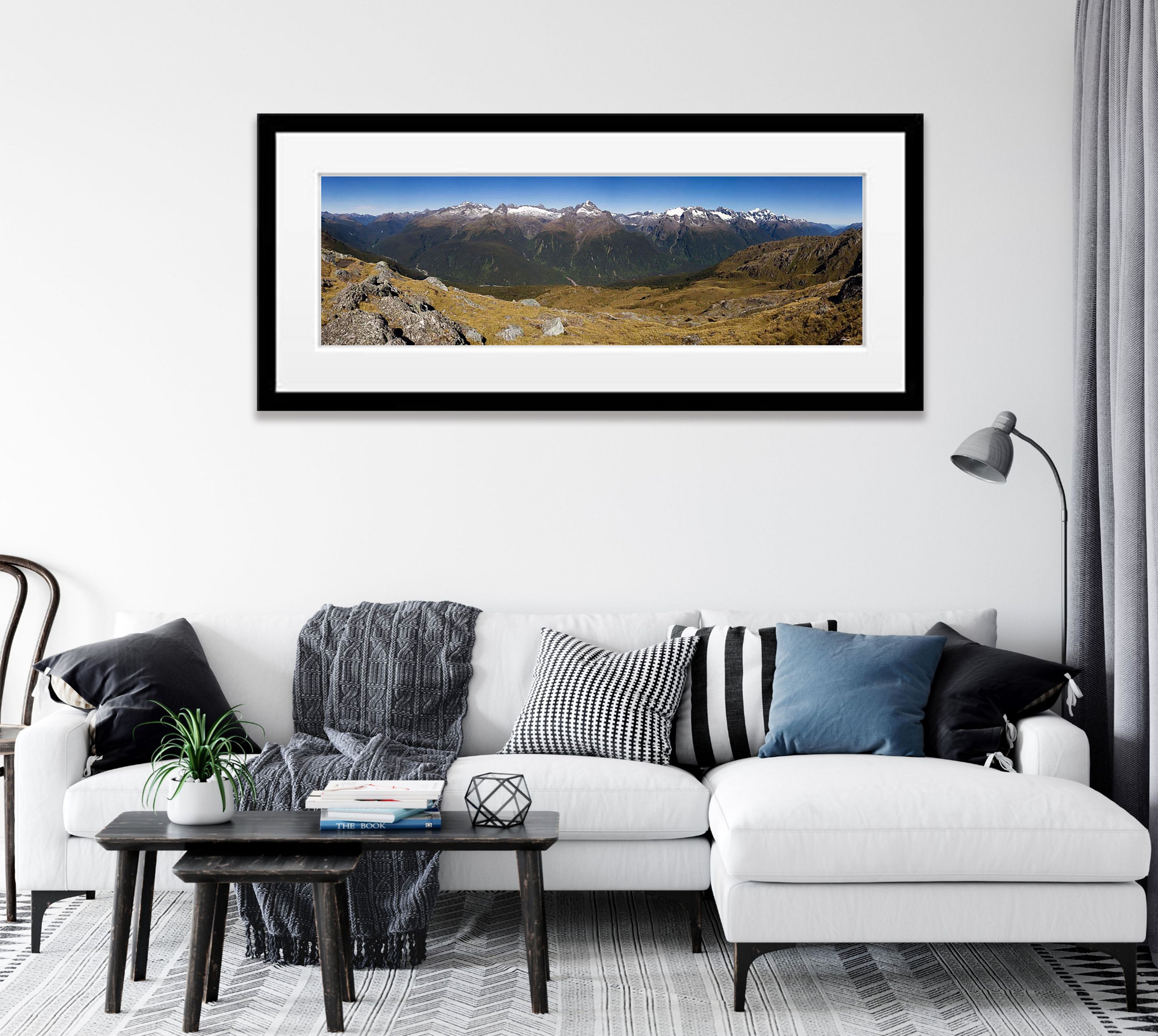 Harris Saddle panorama, Routeburn Track - New Zealand