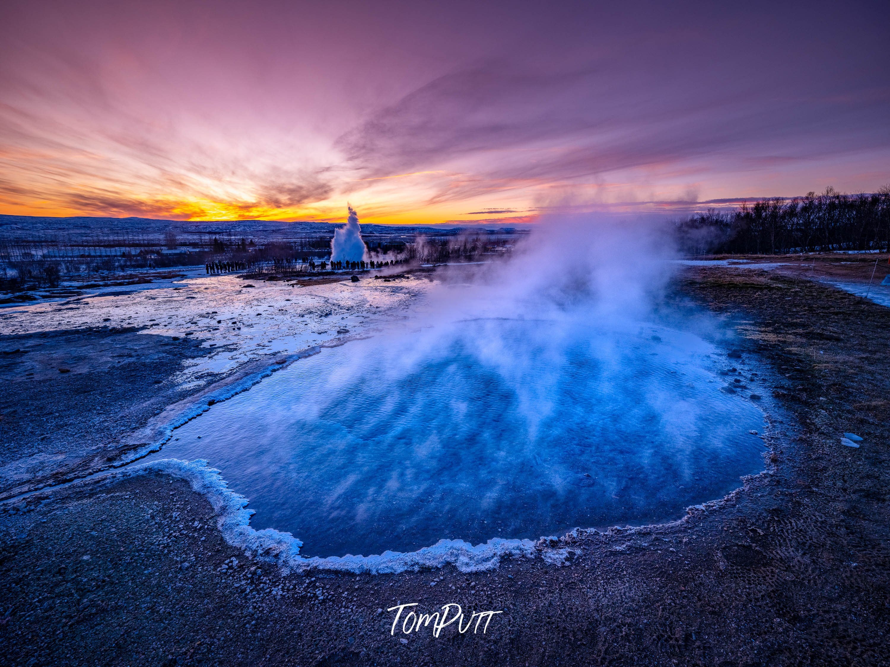 Icelandic Geyser Glow