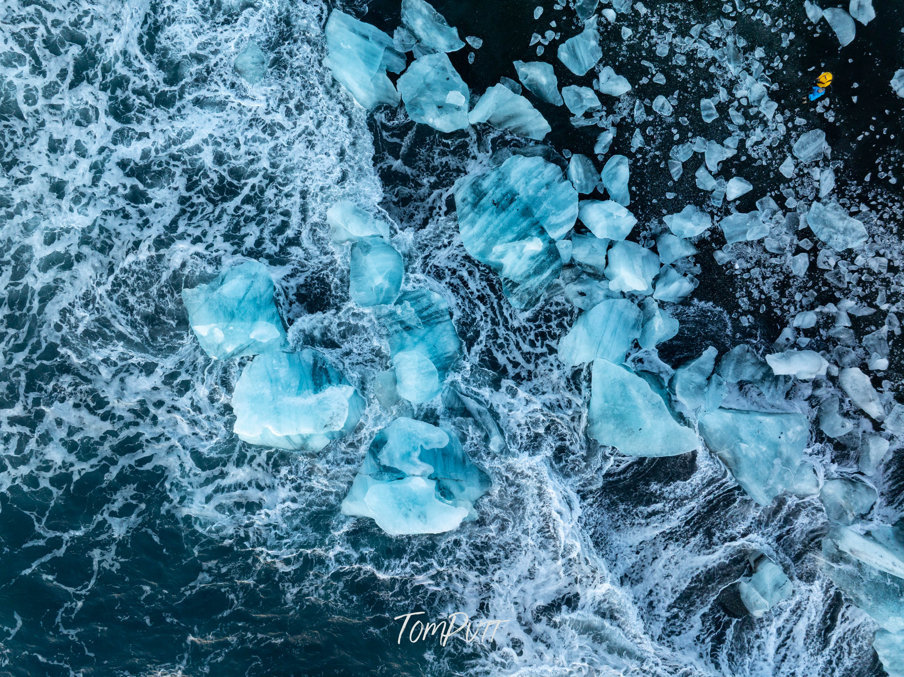 Black Sand and Blue Ice, Iceland
