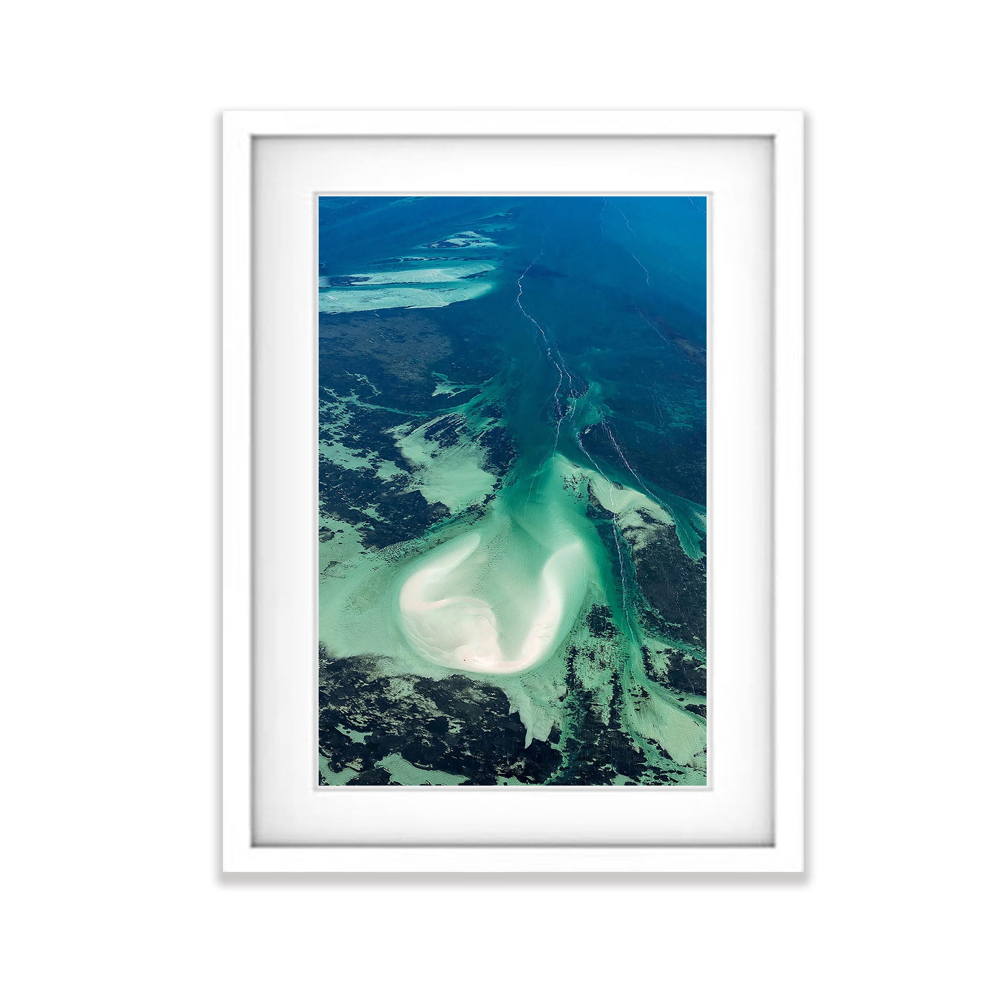 Jellyfish Sandbar, Shark Bay, WA Aerial