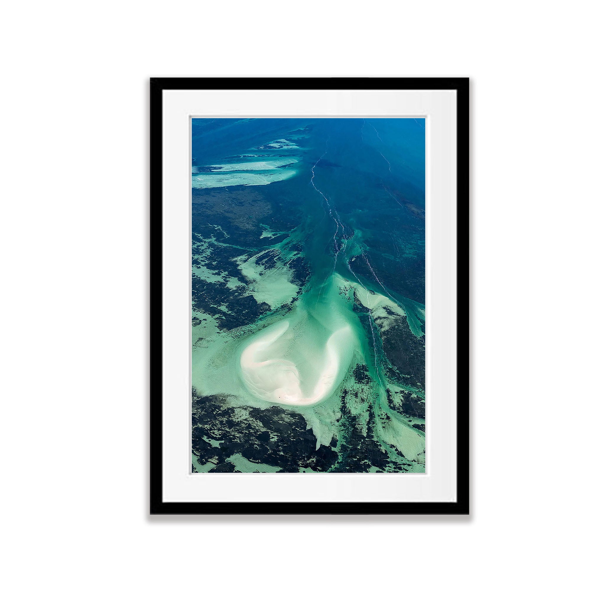 Jellyfish Sandbar, Shark Bay, WA Aerial