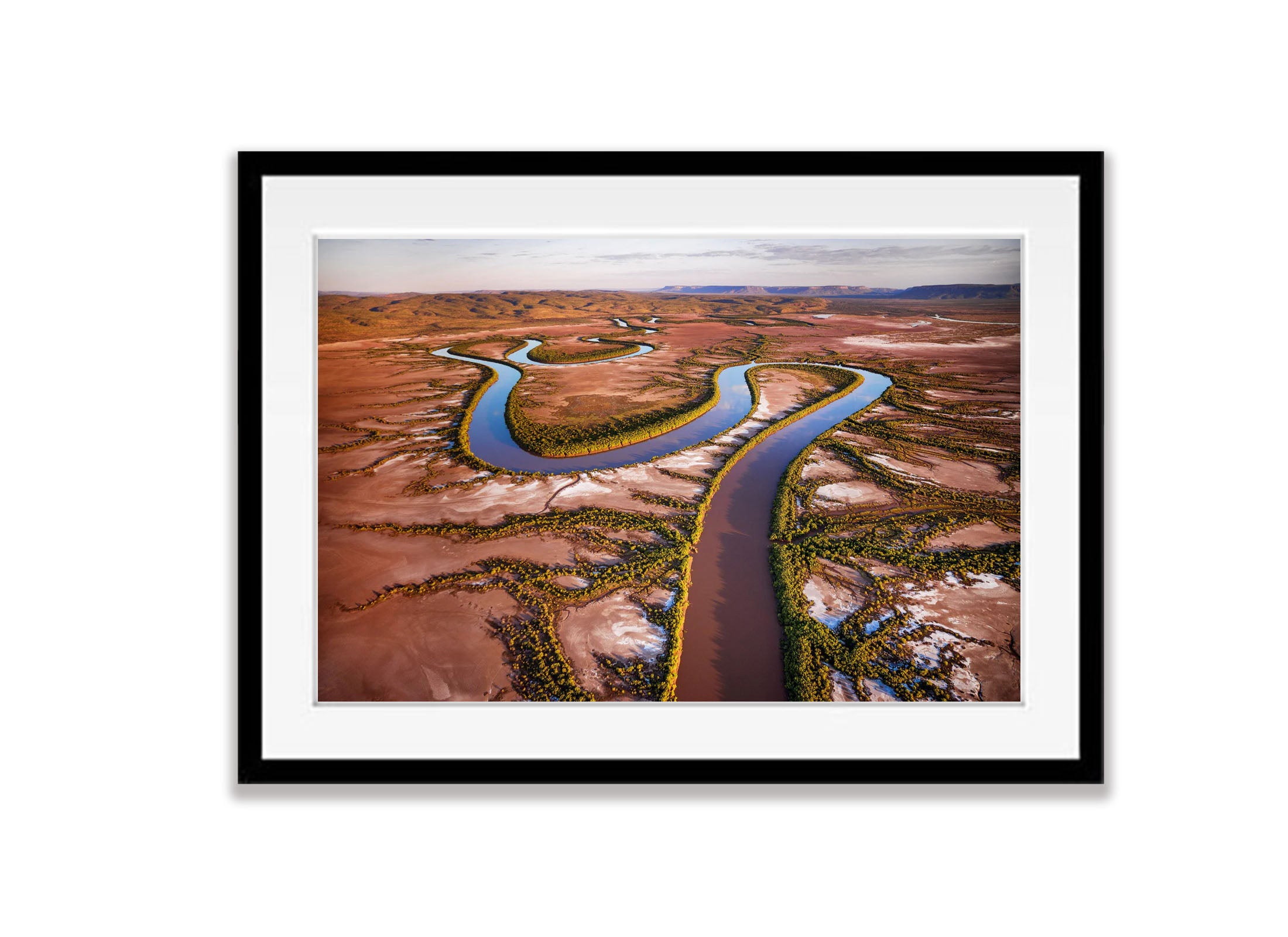 King River from the air, Wyndham, The Kimberley